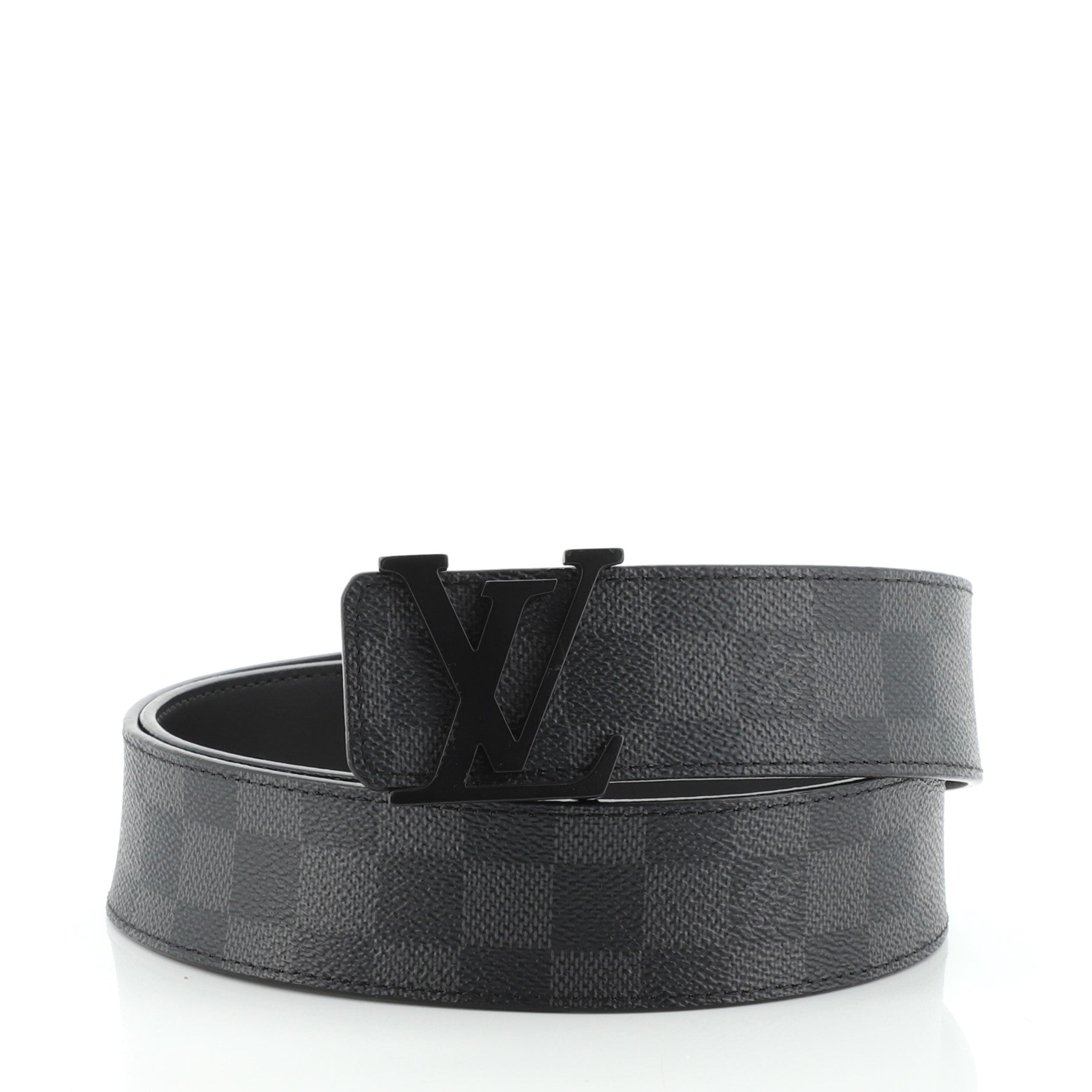 LV Initiales Belt Damier Graphite Wide 85