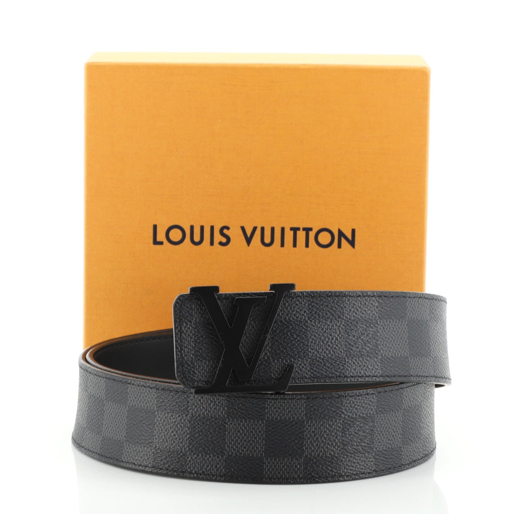 LV Initiales Belt Damier Graphite Wide 85