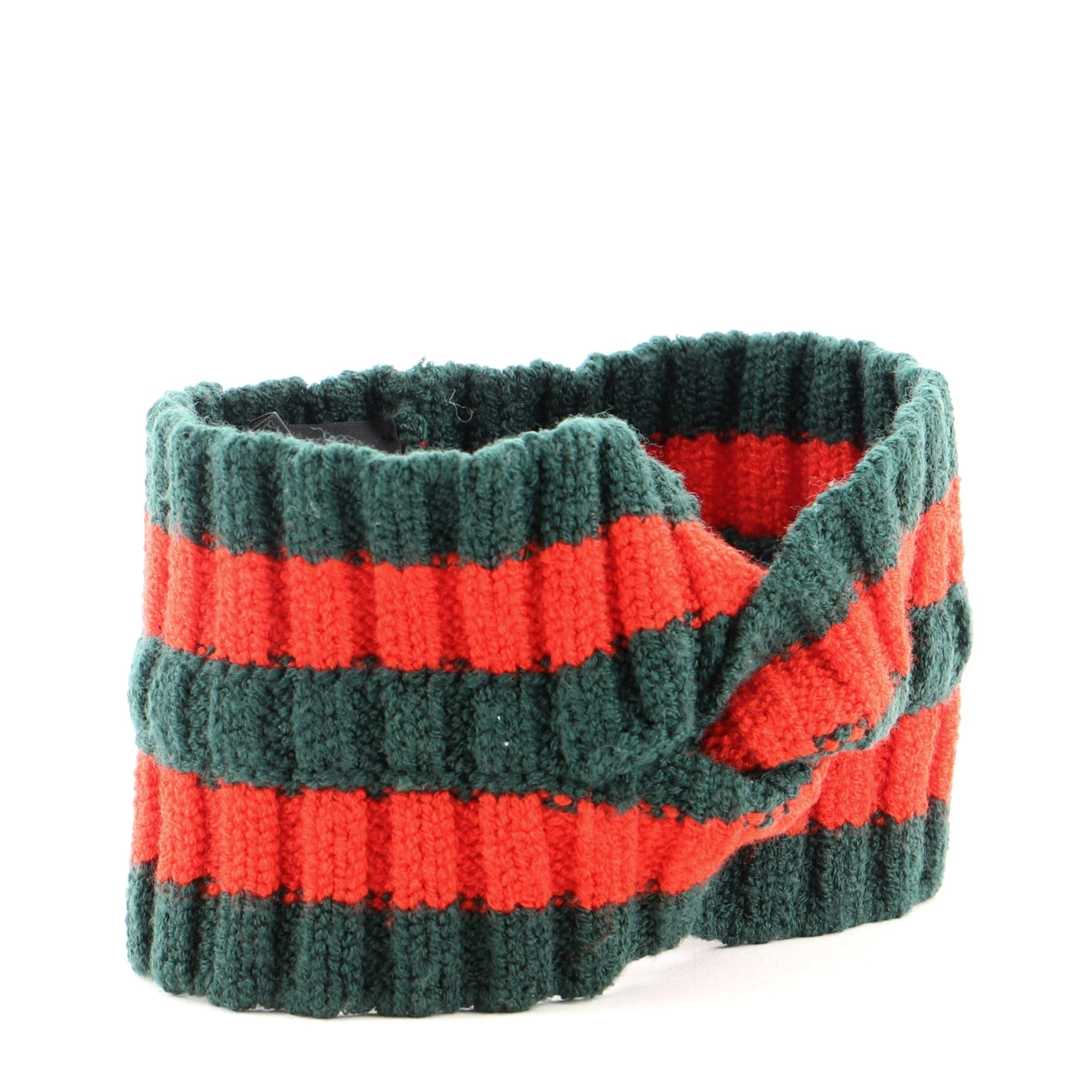 Web Headband Knit Wool Blend Medium