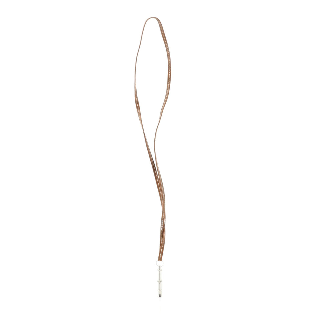 Ultrasonic Dog Whistle Necklace Leather and Metal