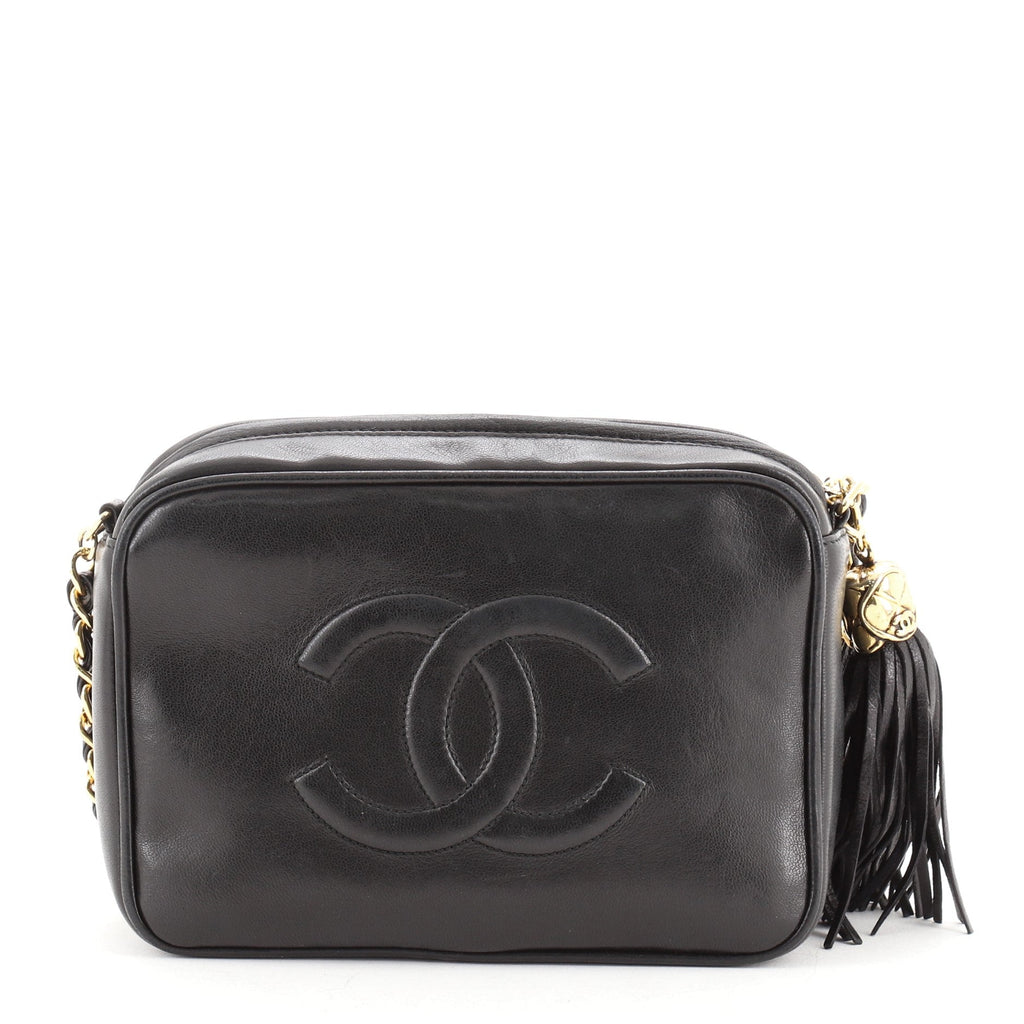 Vintage Timeless Camera Tassel Bag Lambskin Mini