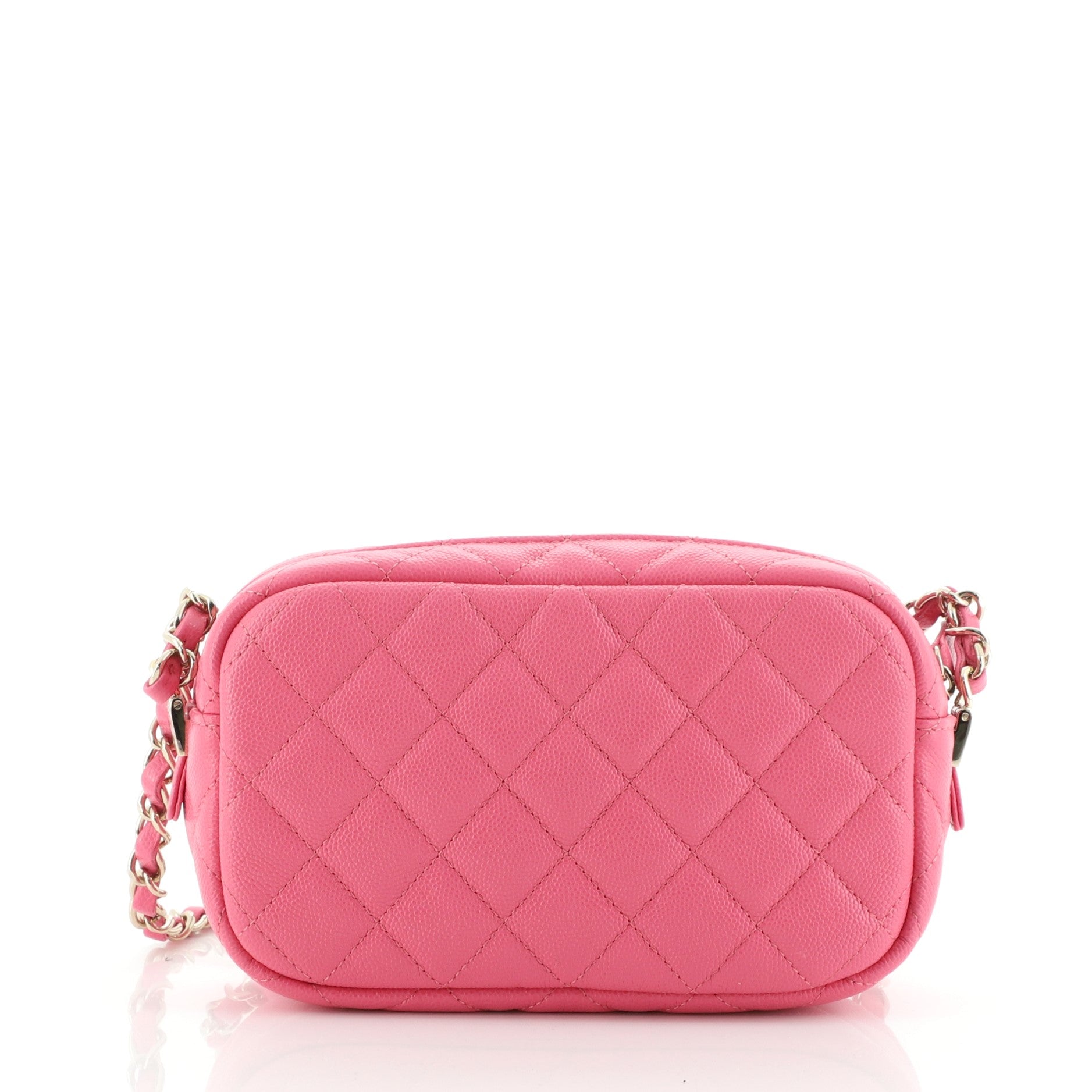 Camera Case Bag Quilted Caviar Mini