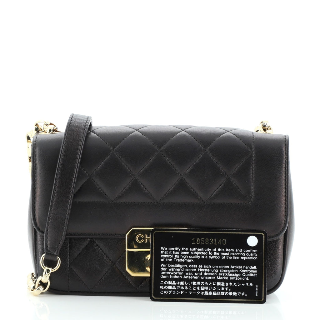 Chic With Me Flap Bag Quilted Lambskin Mini