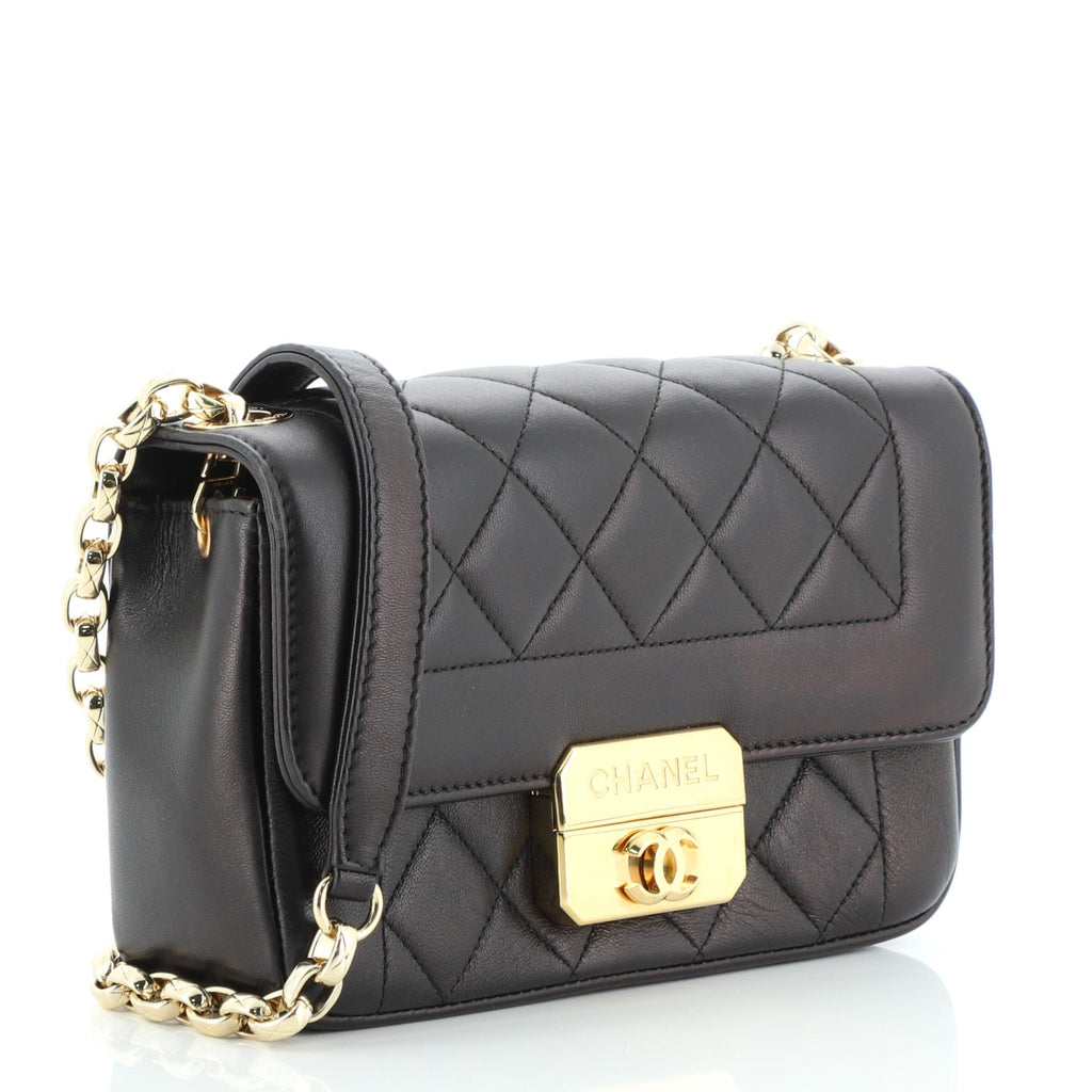 Chic With Me Flap Bag Quilted Lambskin Mini