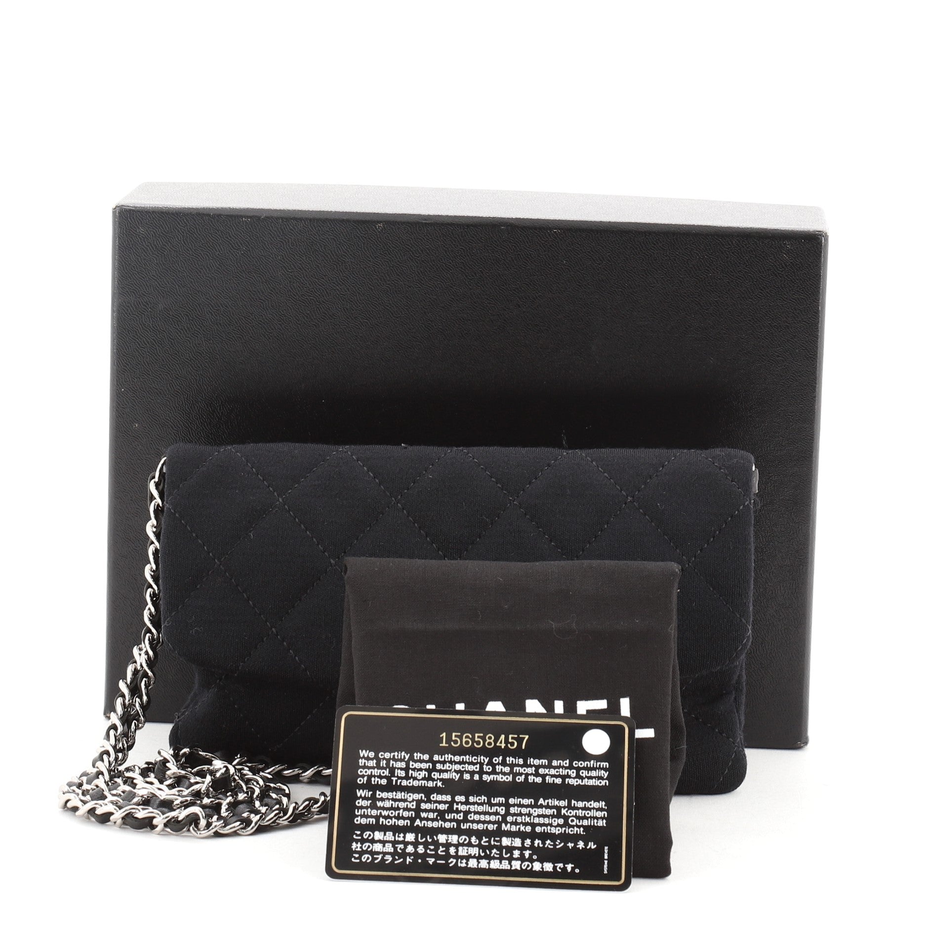CC Flap Bag Quilted Jersey Mini