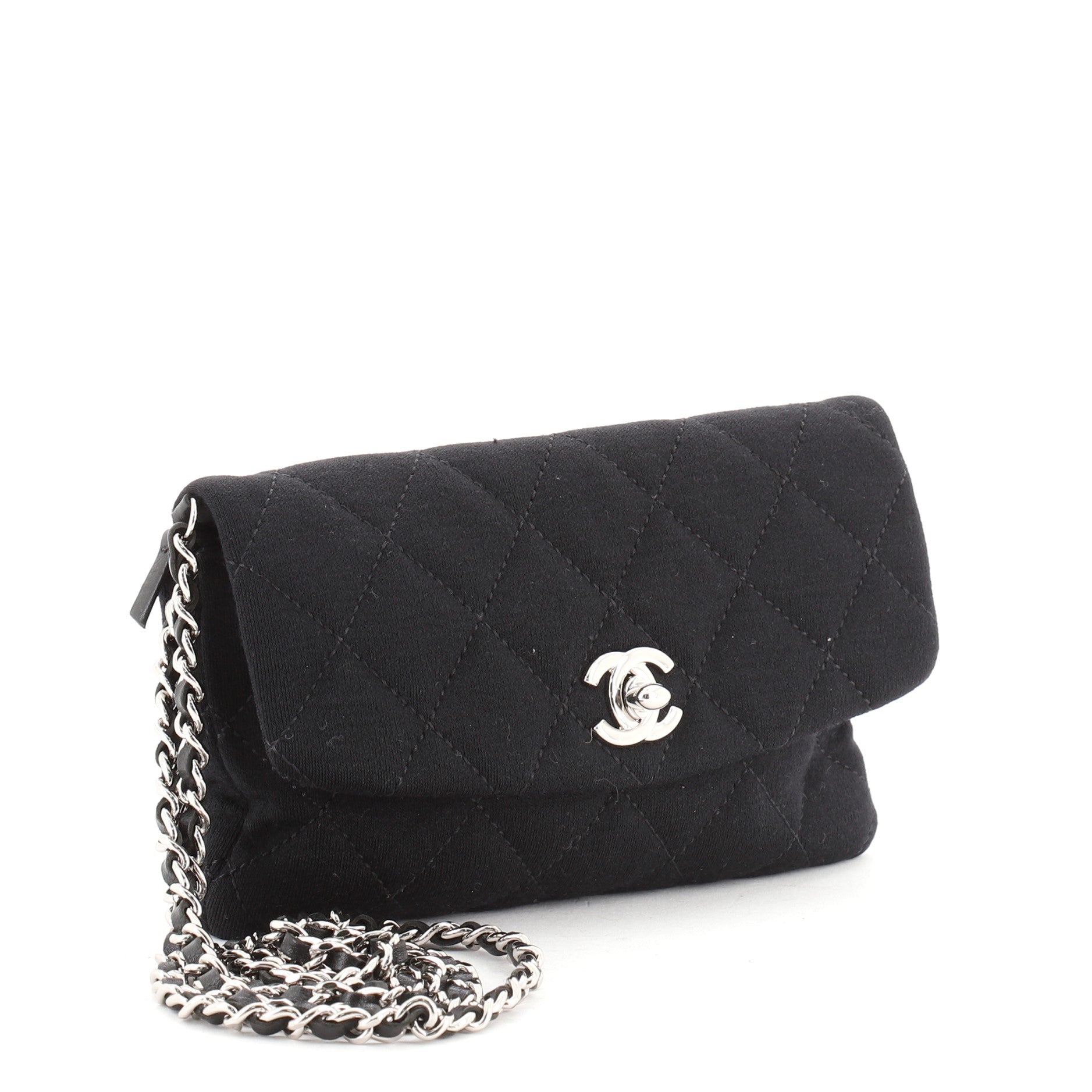 CC Flap Bag Quilted Jersey Mini