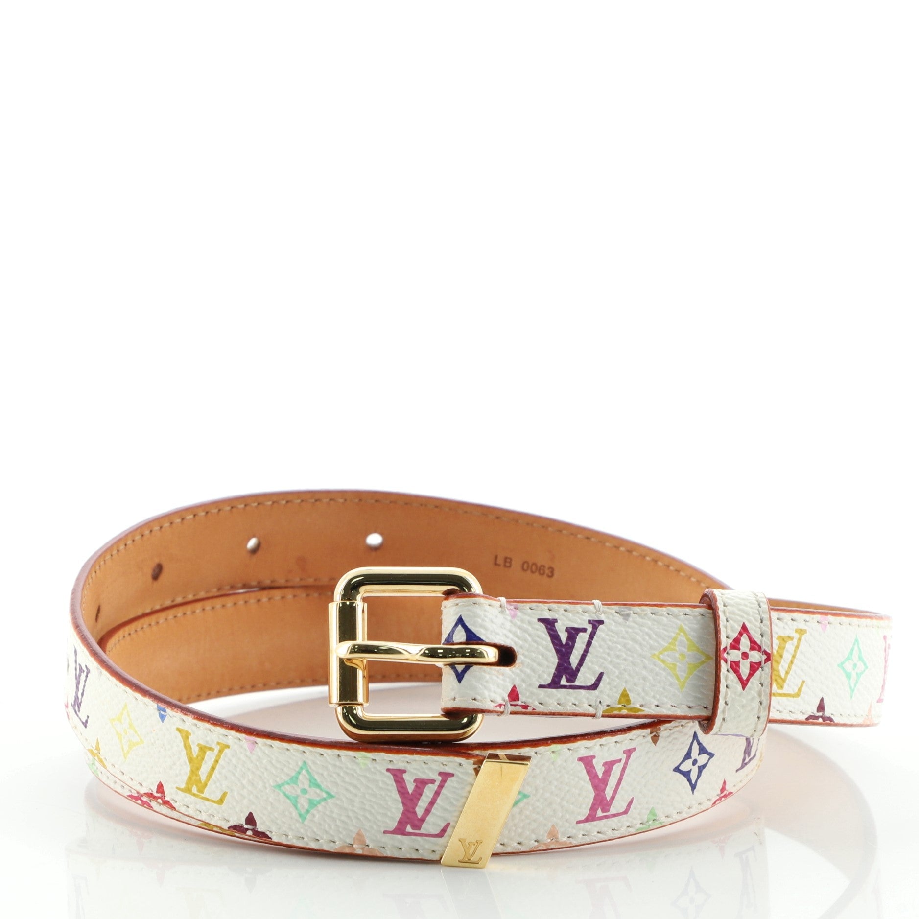 Belt Monogram Multicolor Thin 70