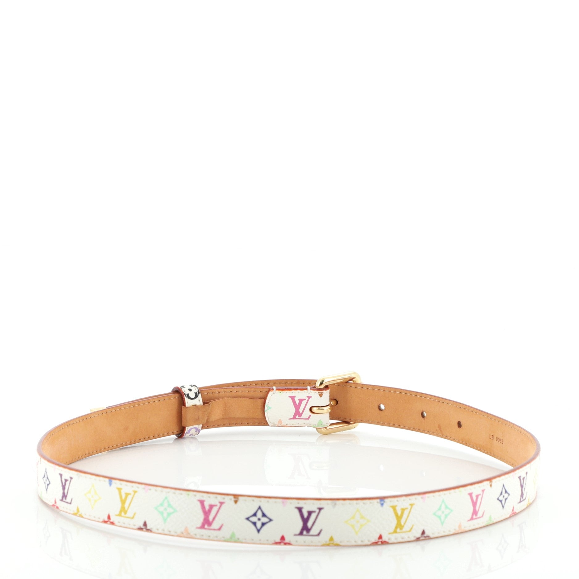 Belt Monogram Multicolor Thin 70
