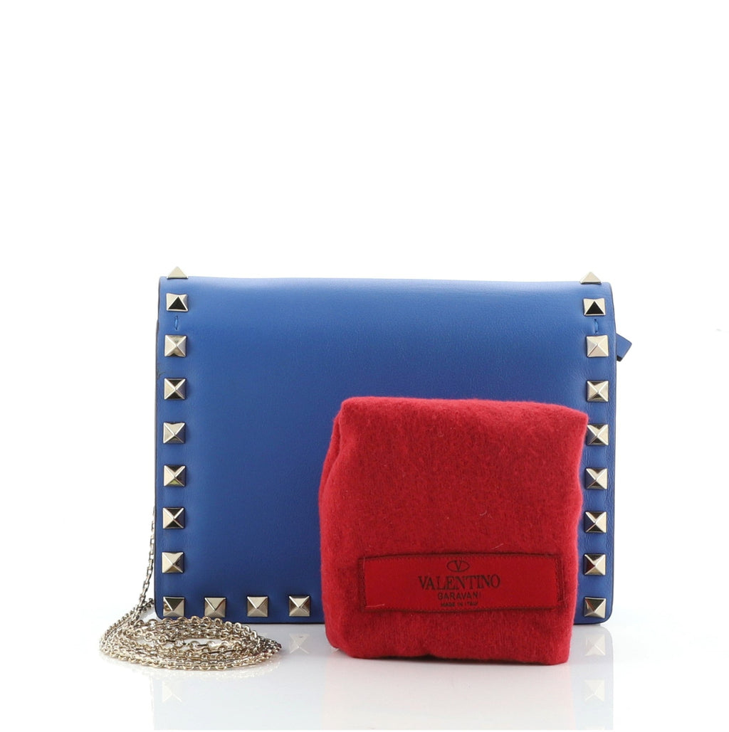 Rockstud Pouch Crossbody Bag Leather Mini