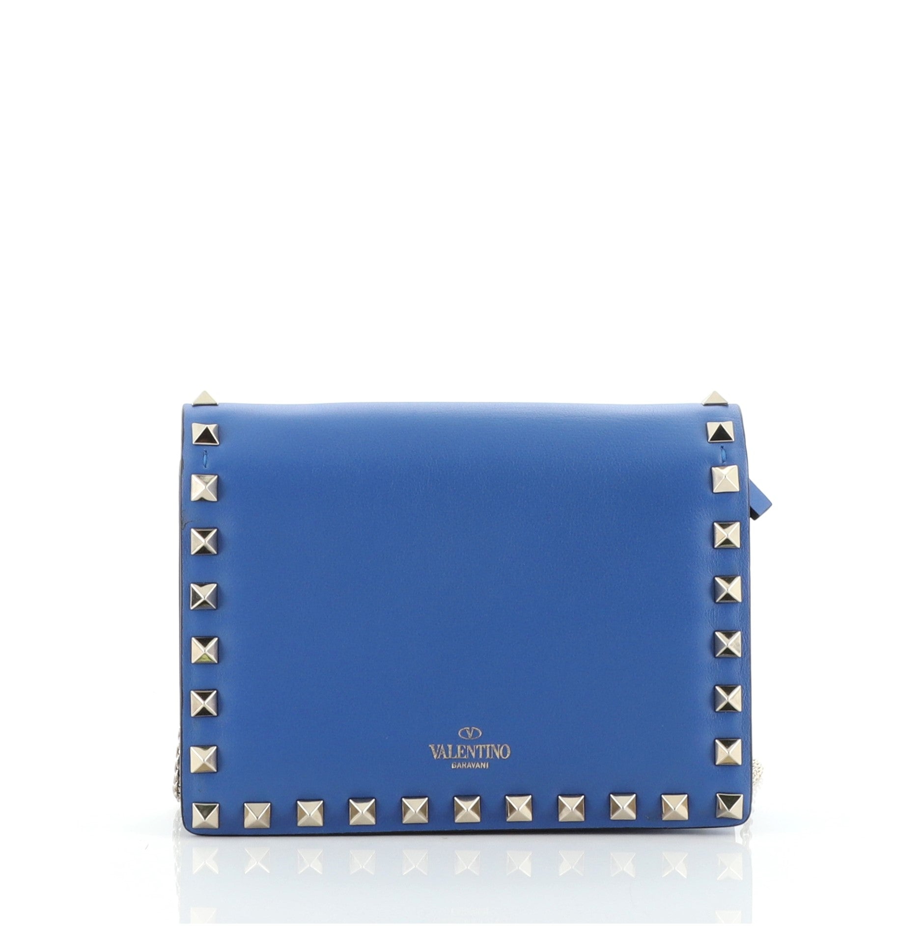 Rockstud Pouch Crossbody Bag Leather Mini