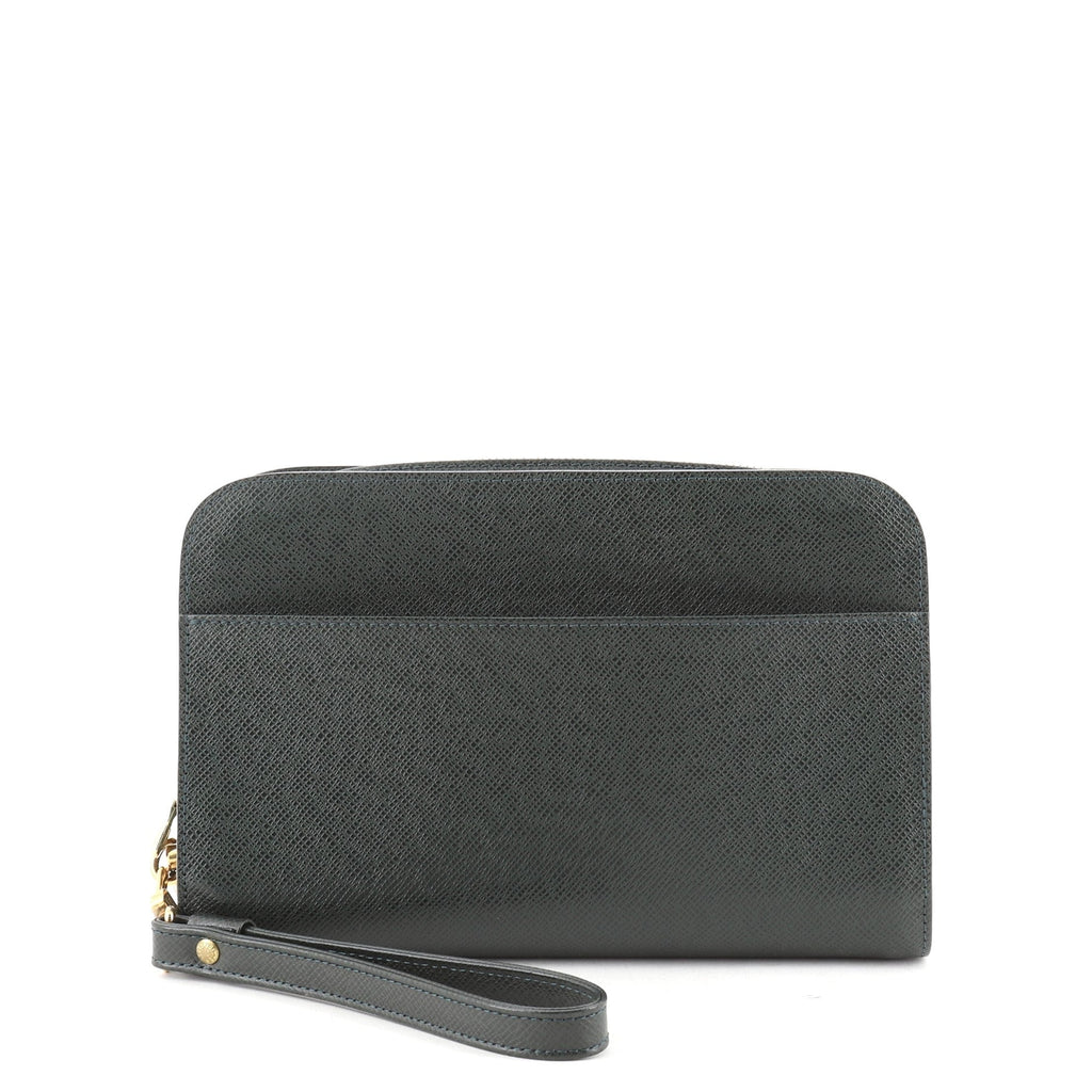 Kasai Clutch Taiga Leather