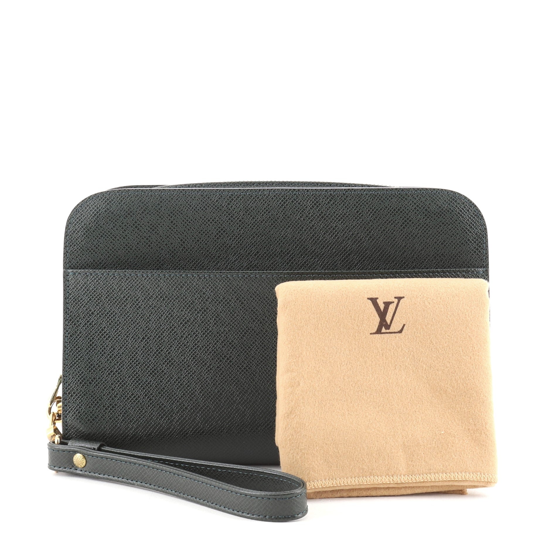 Kasai Clutch Taiga Leather