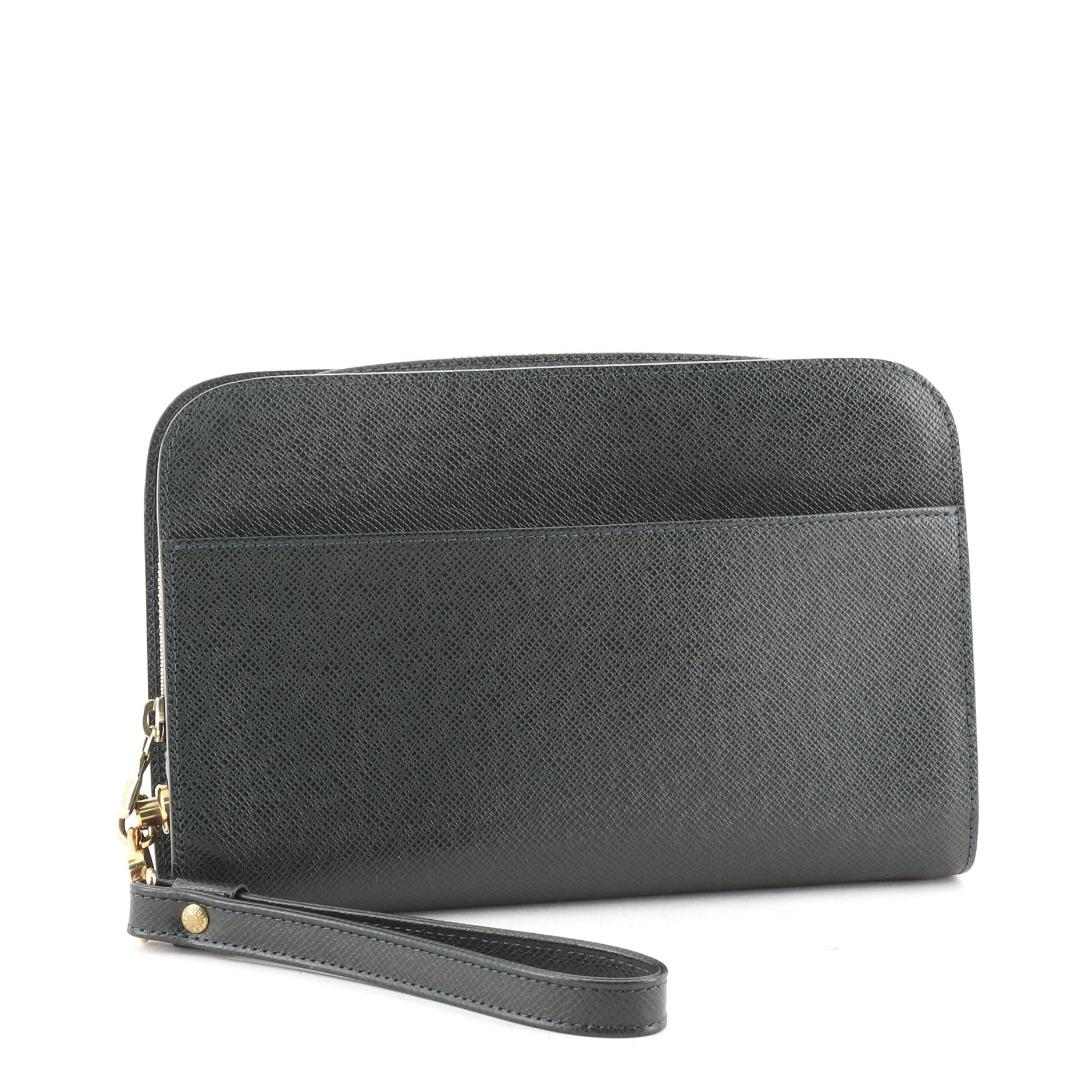 Kasai Clutch Taiga Leather