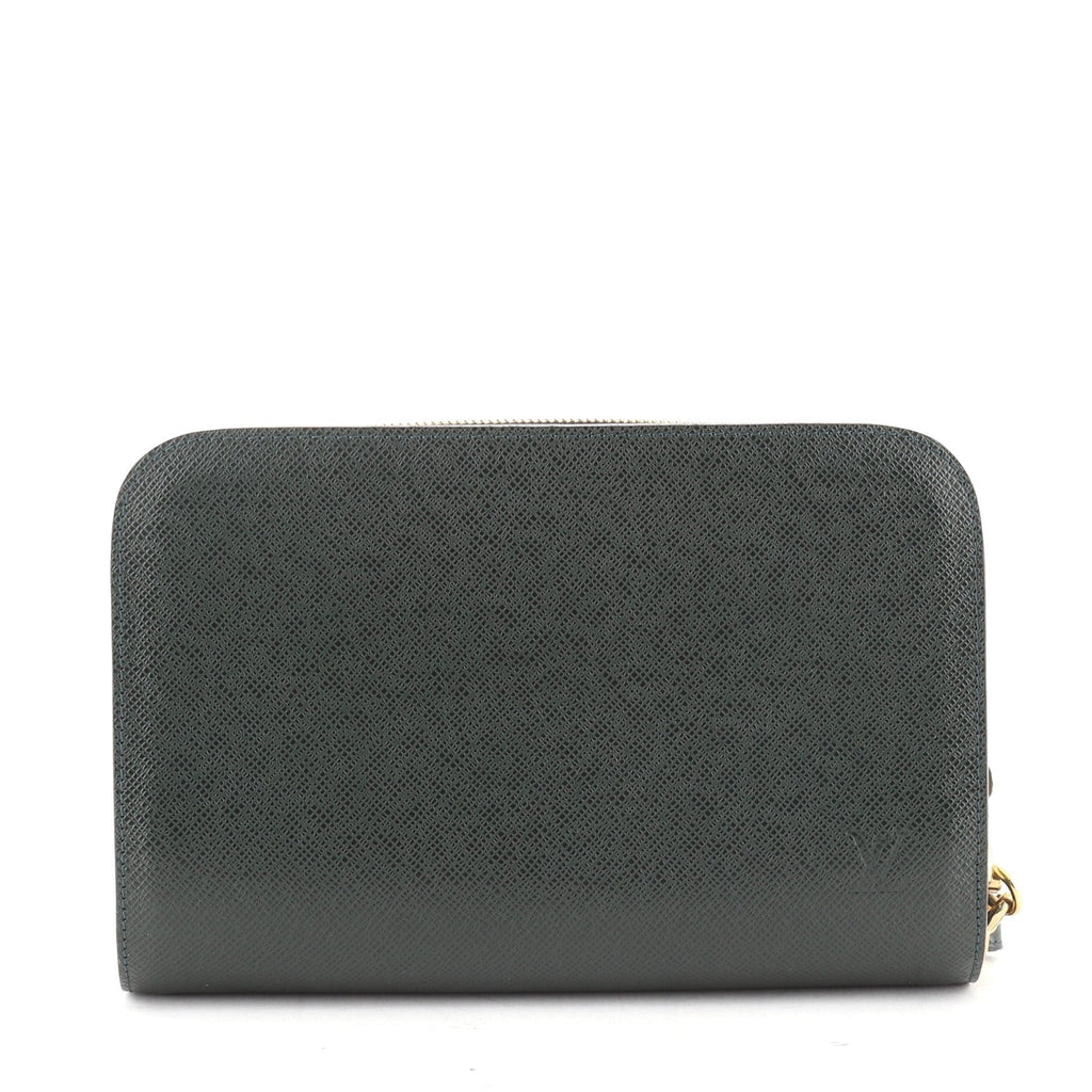 Kasai Clutch Taiga Leather