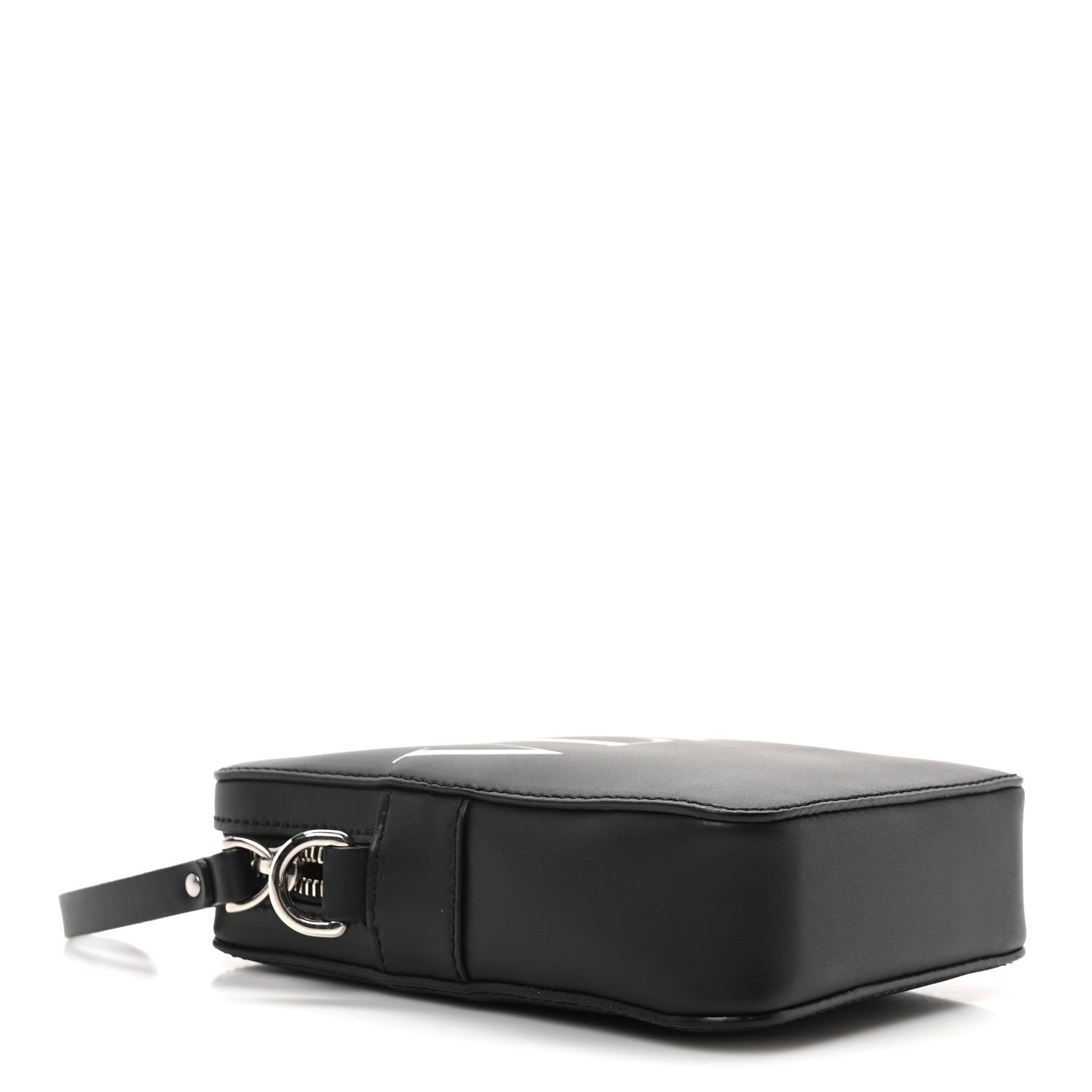 Calfskin VLTN Print Small Crossbody Bag Black