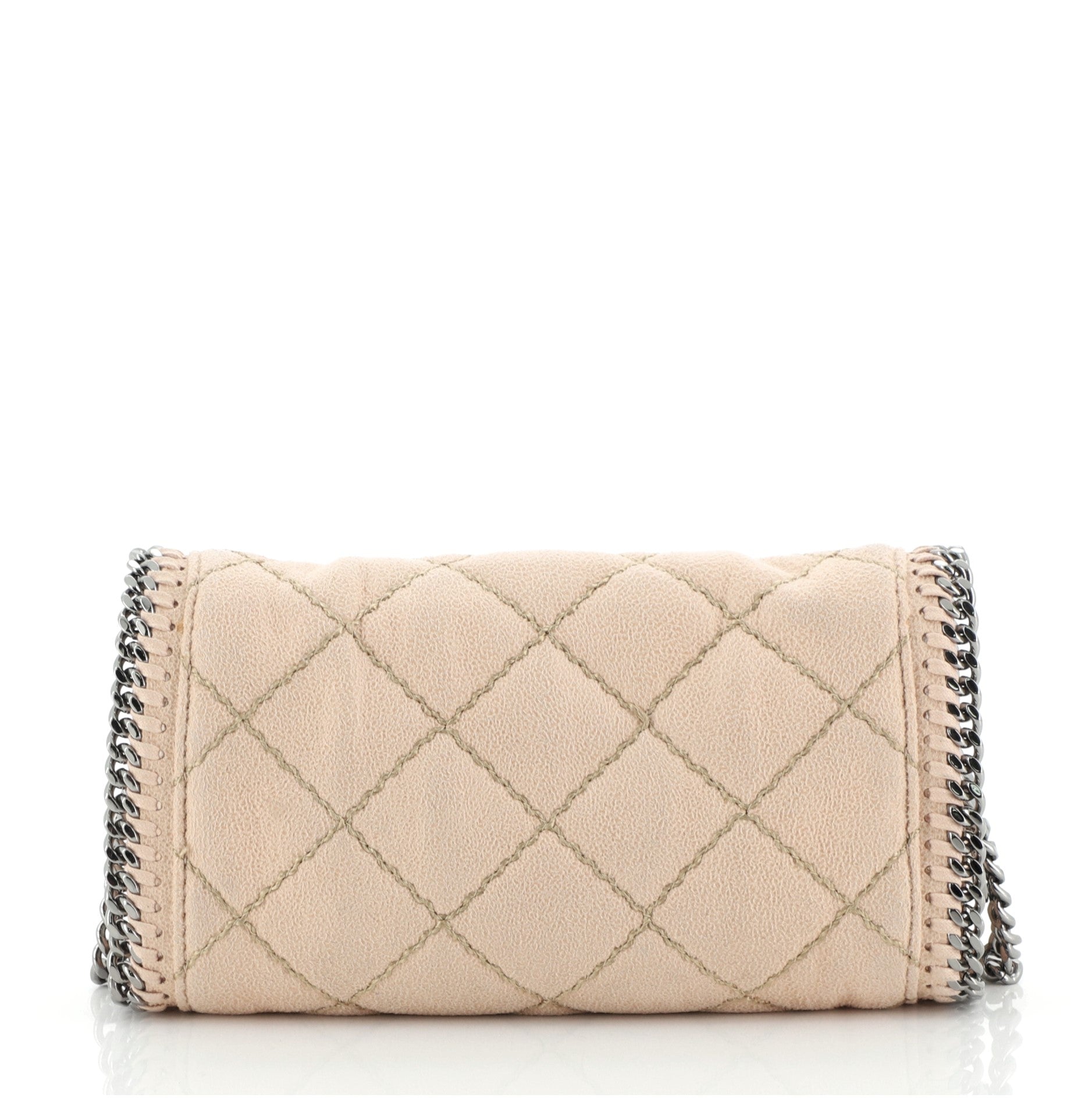 Falabella Flap Crossbody Bag Quilted Shaggy Deer Mini