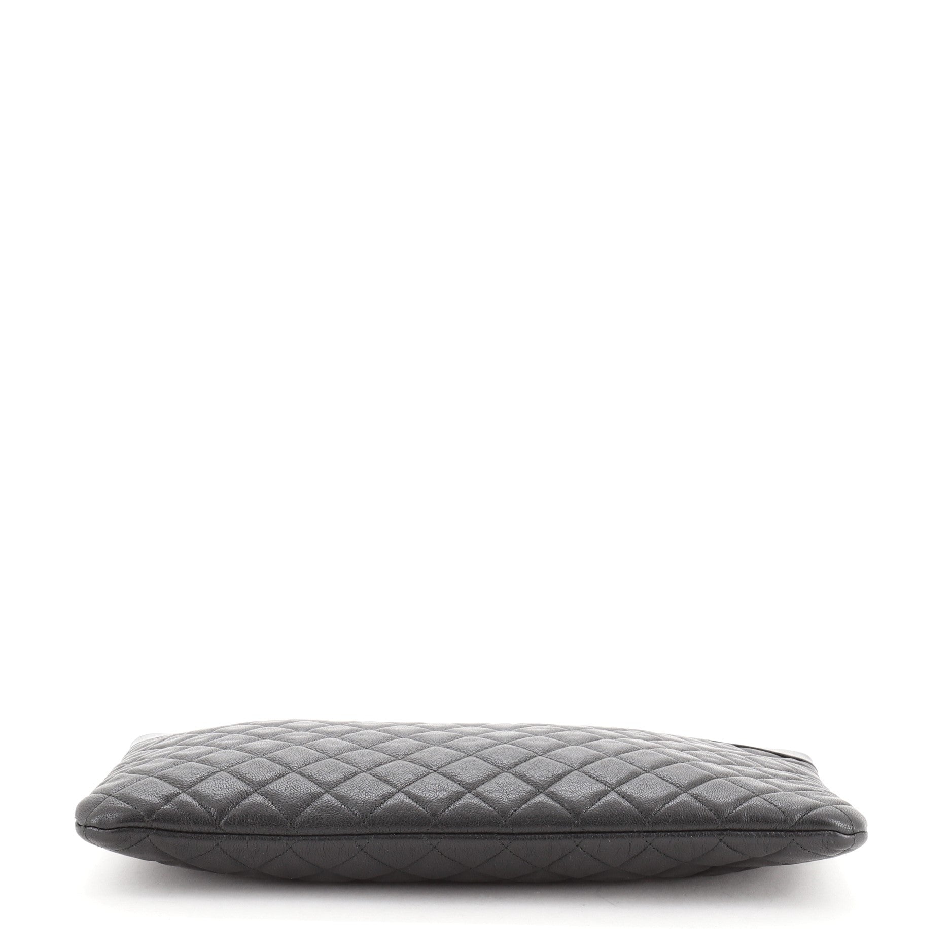 Mademoiselle Vintage O Case Clutch Quilted Sheepskin Large