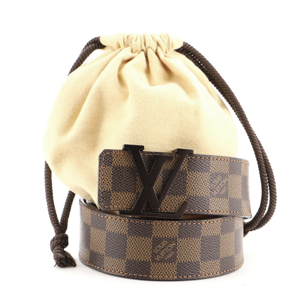 Initiales Belt Damier Wide 90