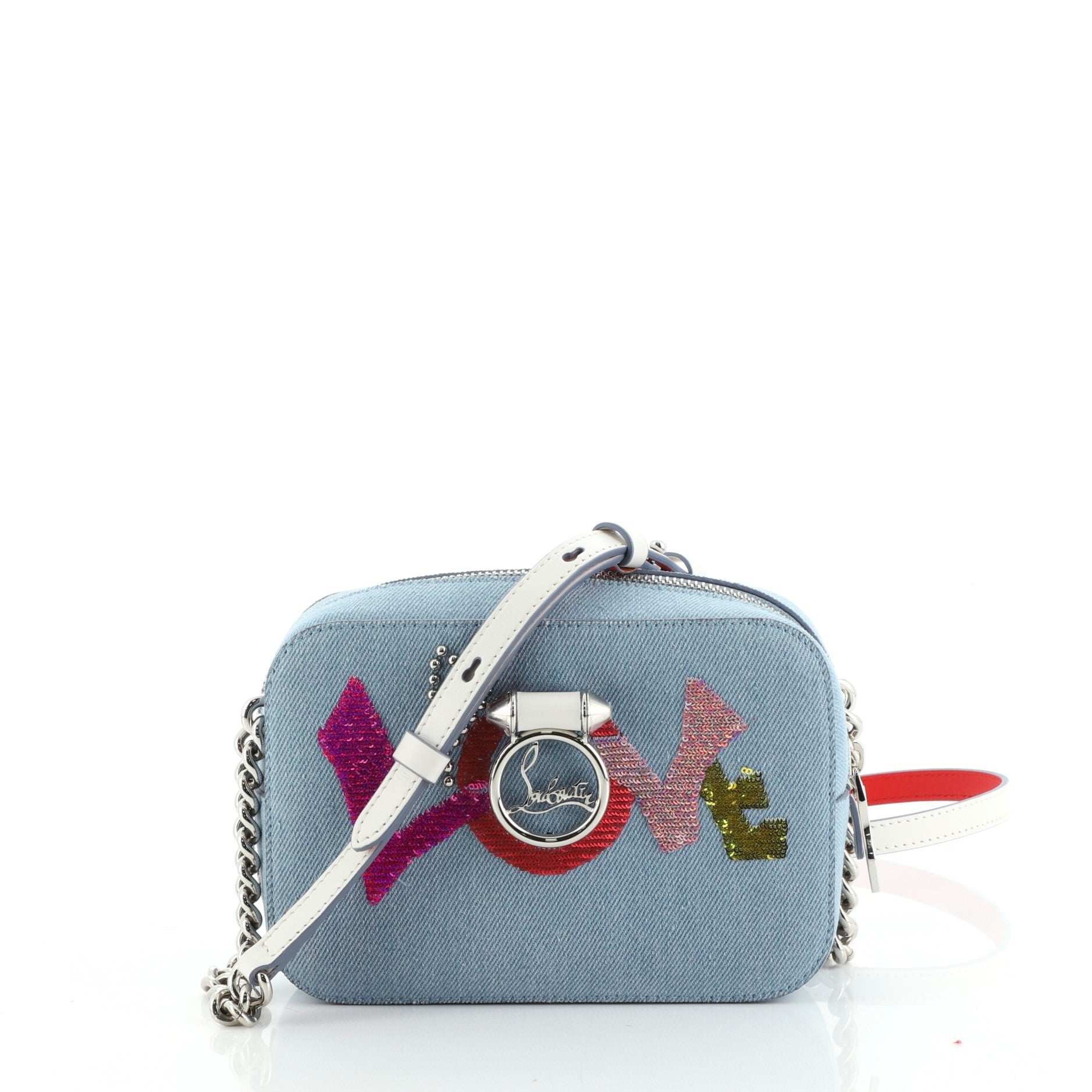 Rubylou Crossbody Bag Embellished Denim Mini
