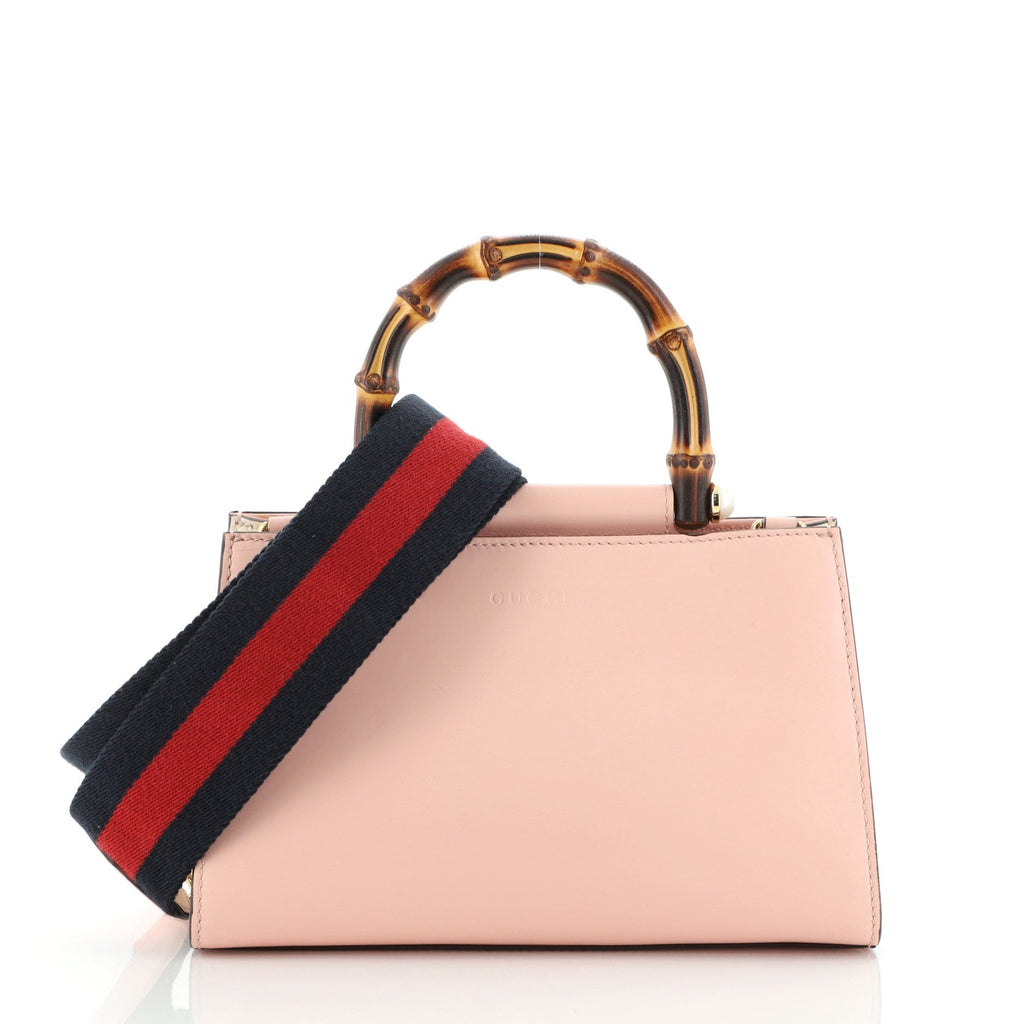 Nymphaea Top Handle Bag Leather Mini