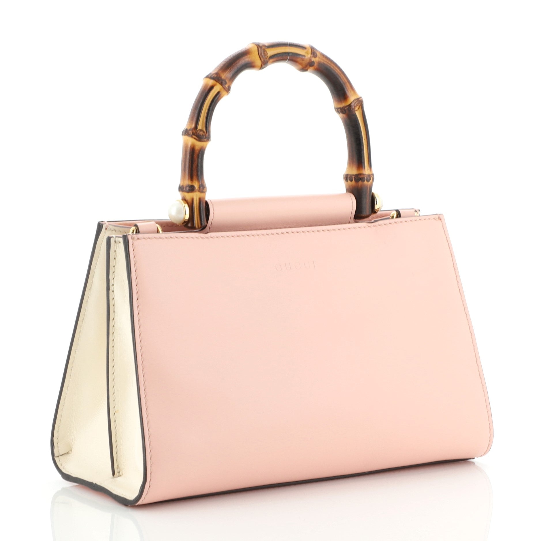 Nymphaea Top Handle Bag Leather Mini
