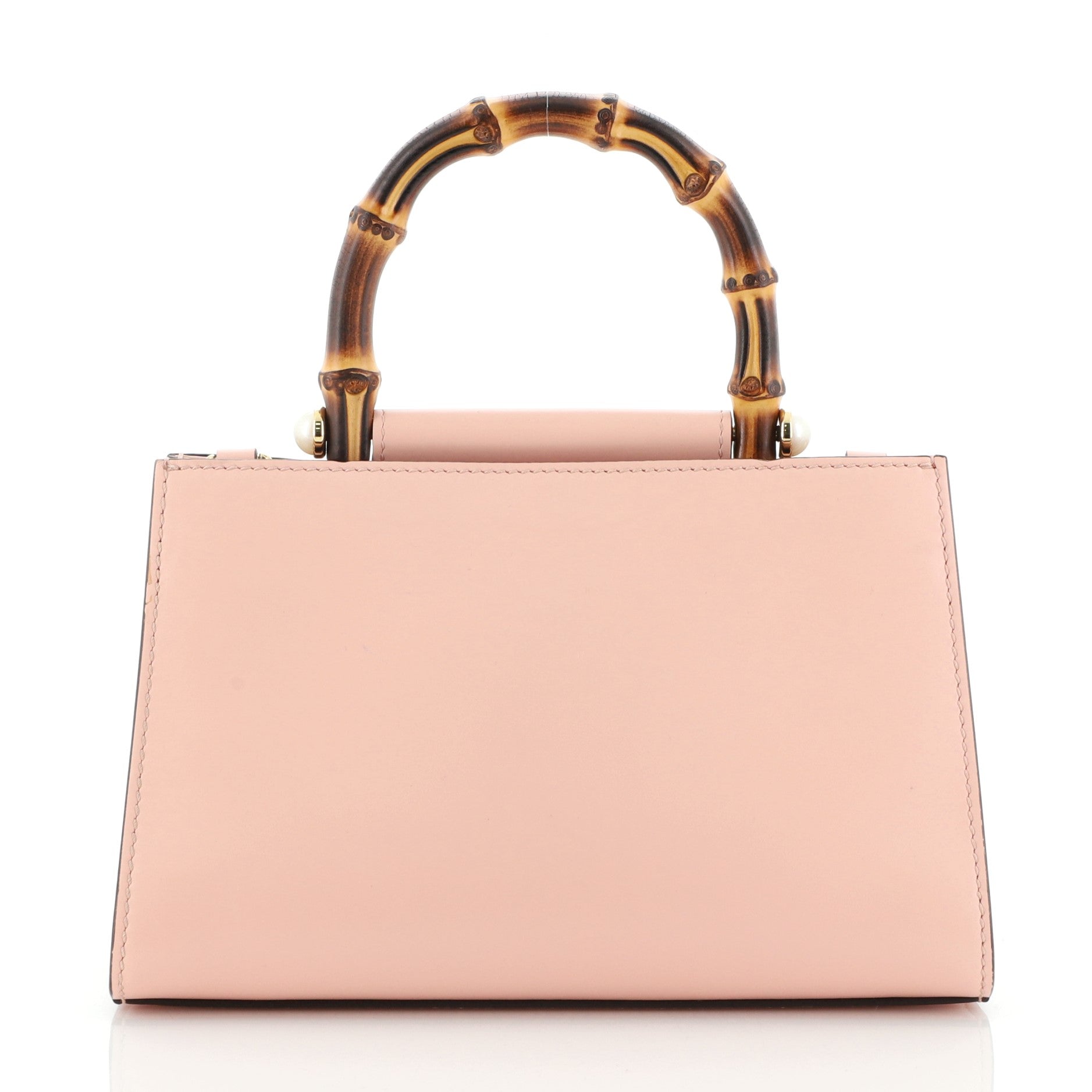 Nymphaea Top Handle Bag Leather Mini