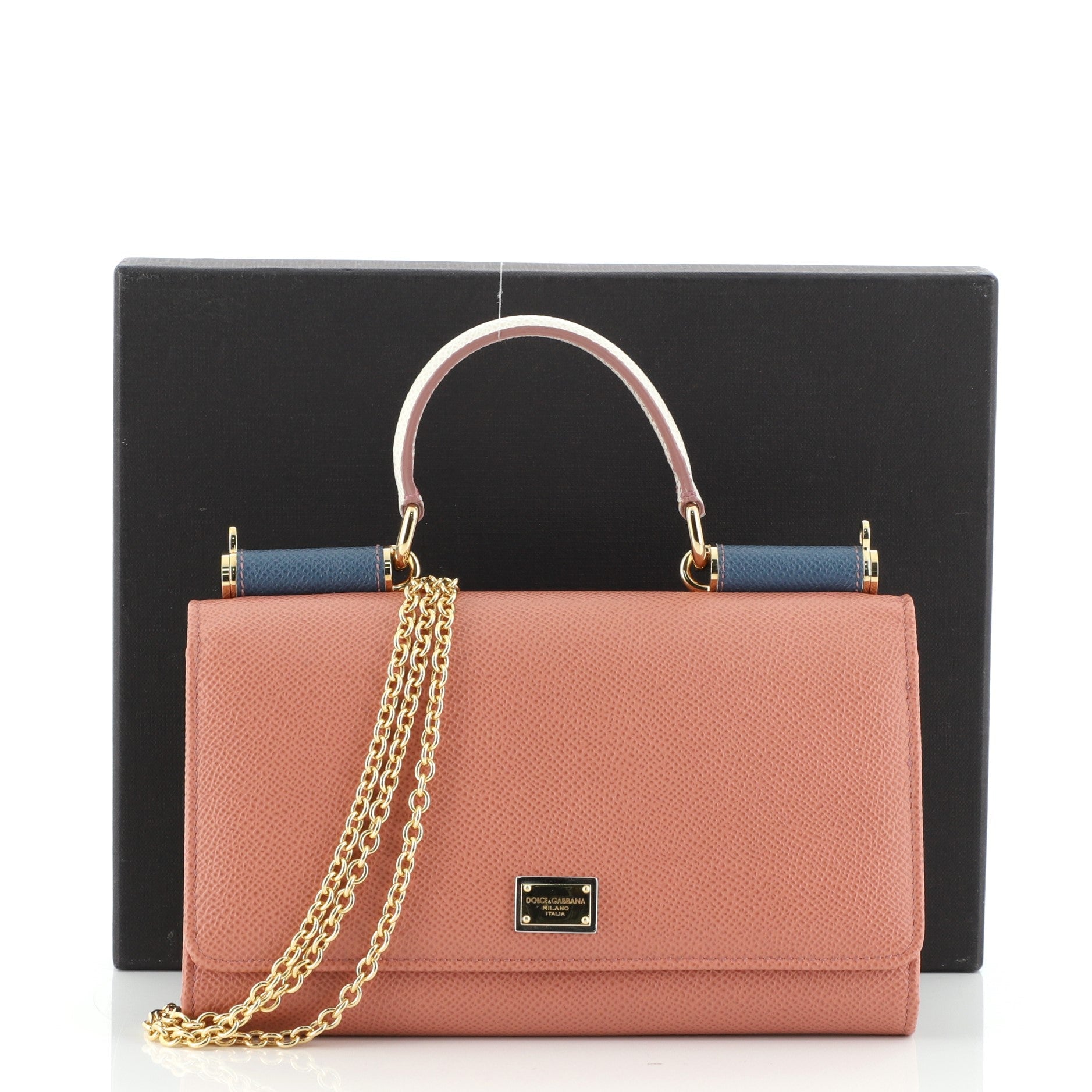 Sicily Wallet on Chain Leather Mini