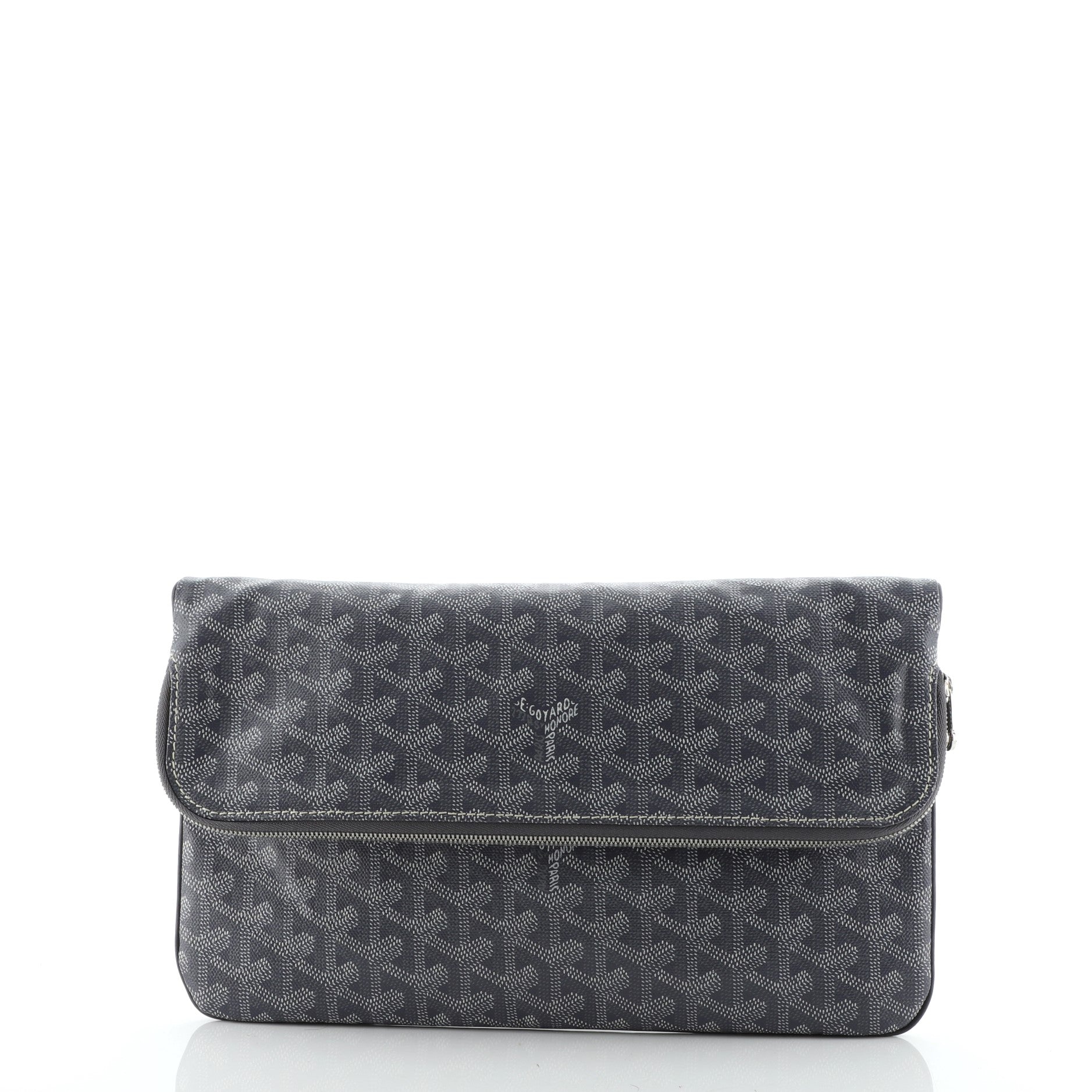 Saint Marie Clutch Coated Canvas