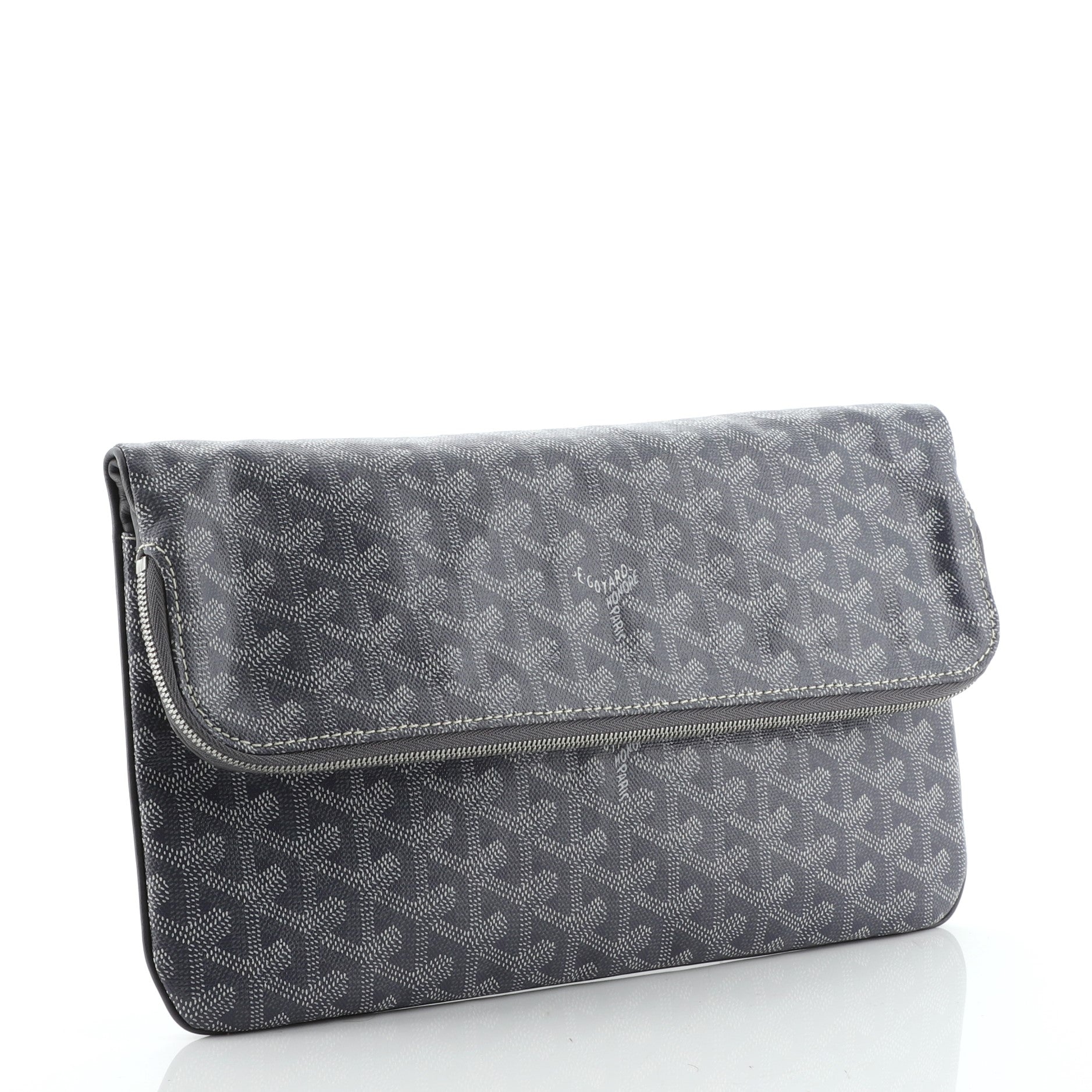 Saint Marie Clutch Coated Canvas