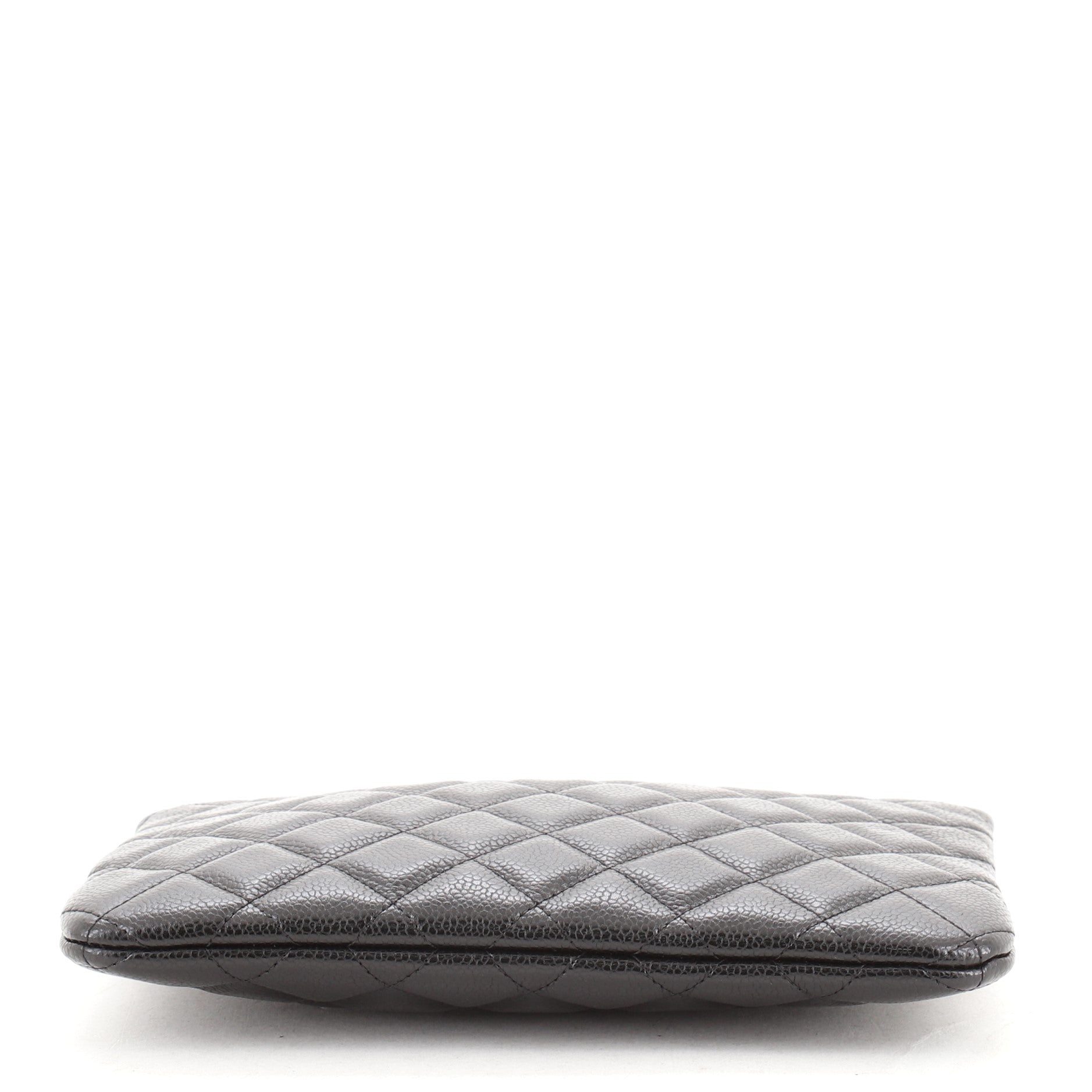 O Case Clutch Quilted Caviar Small