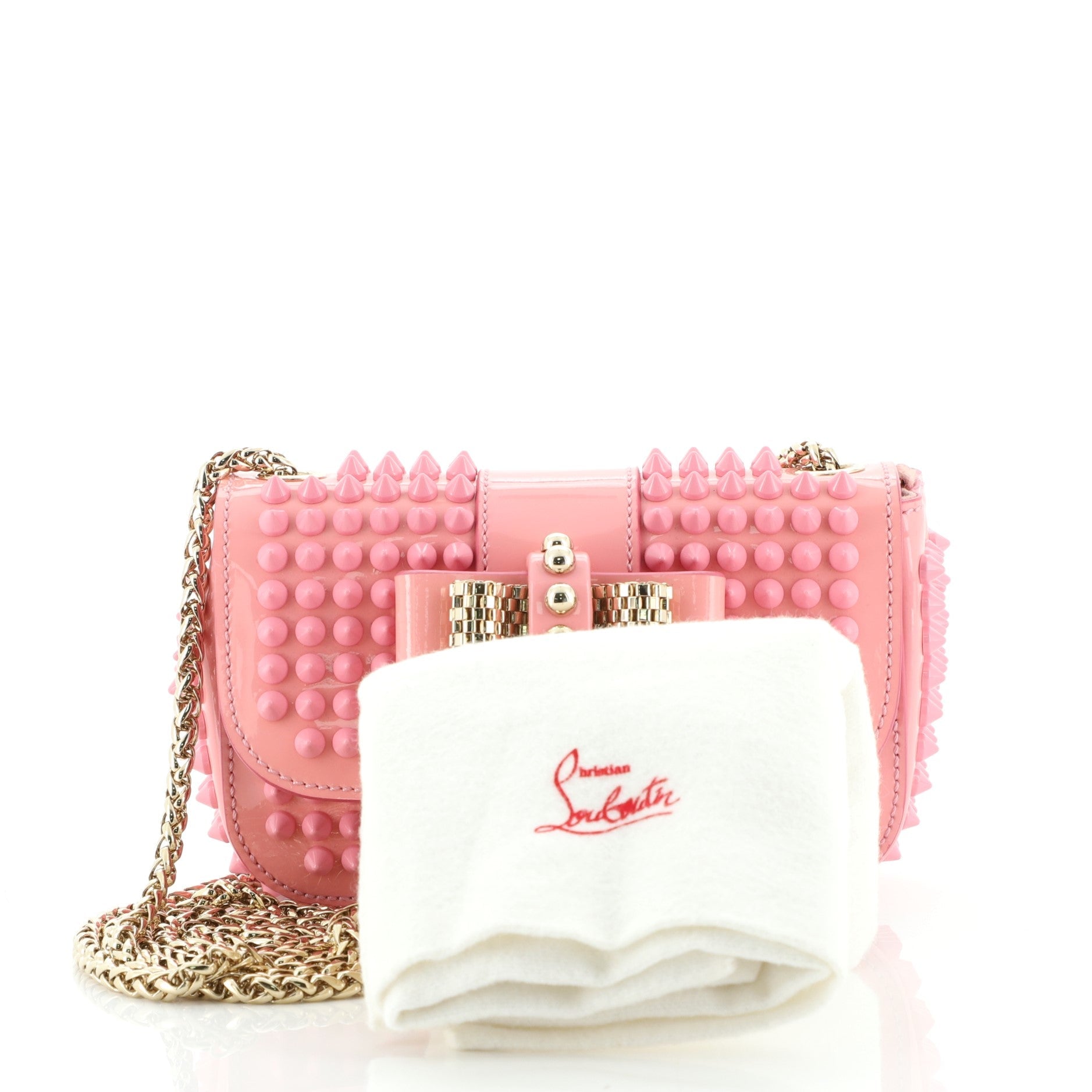 Sweet Charity Crossbody Bag Spiked Patent Mini