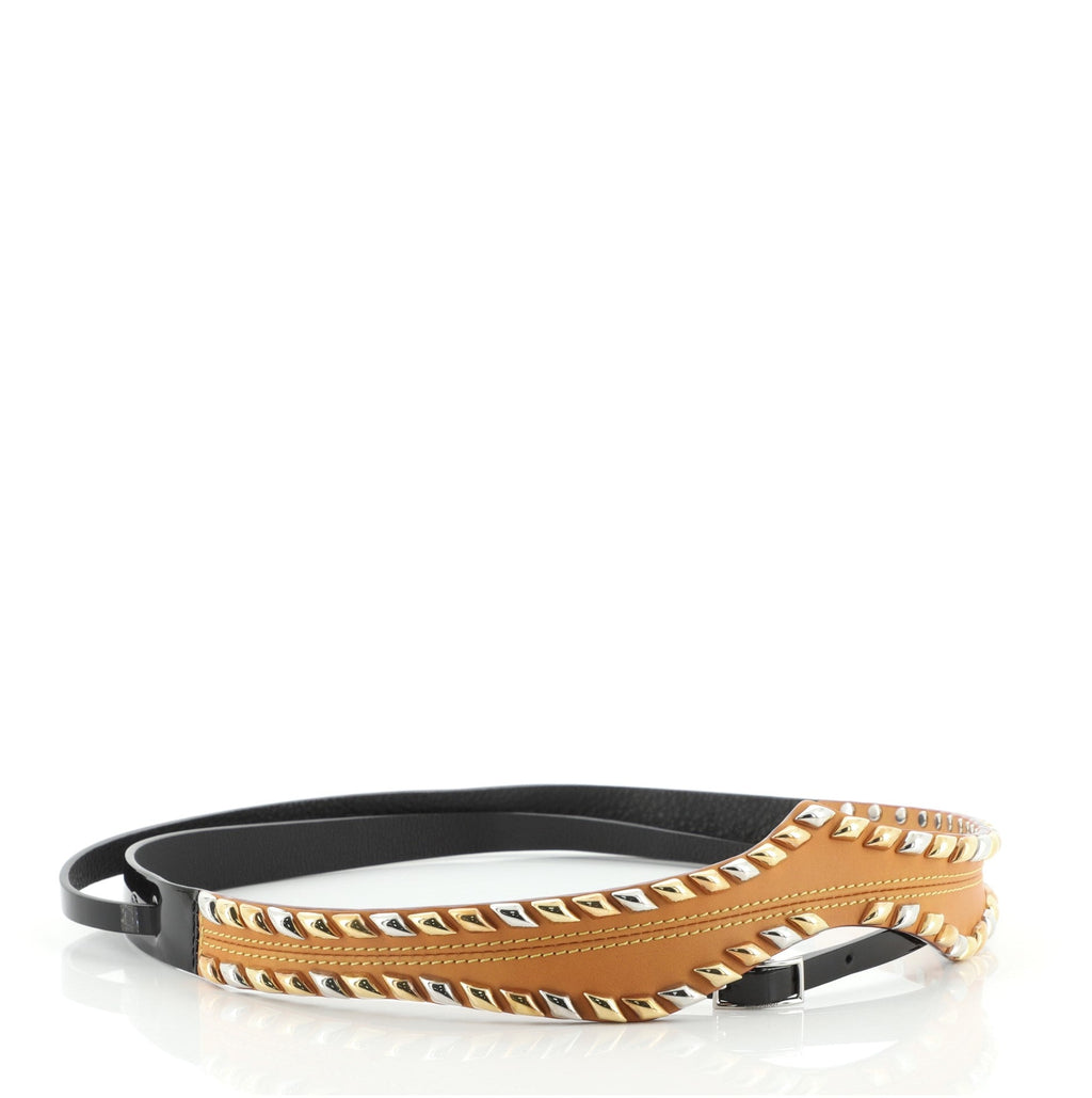 Belt Studded Leather Wide 145