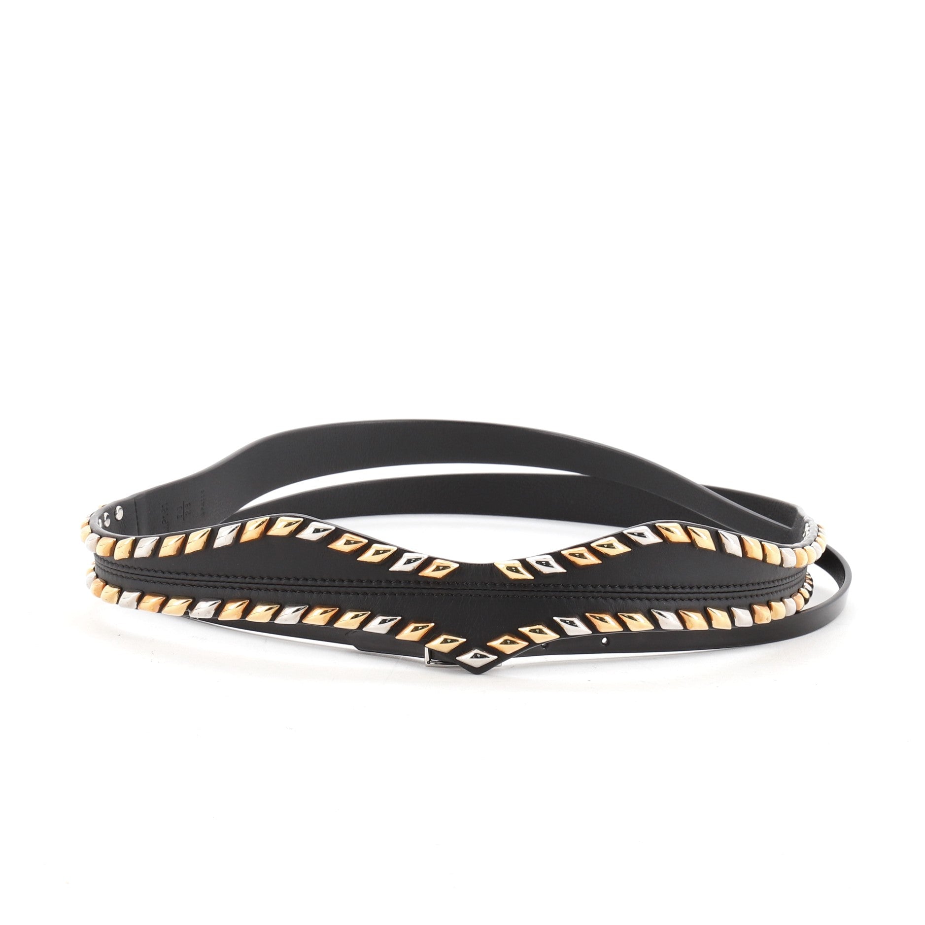 Belt Studded Leather Wide 145