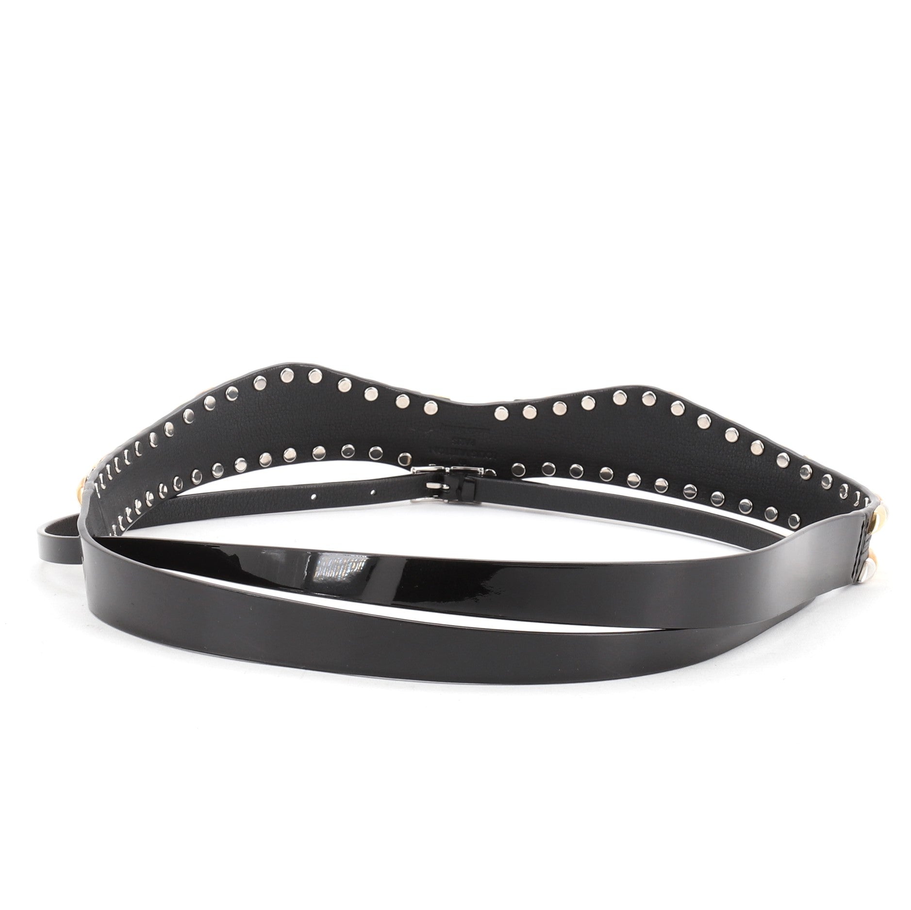 Belt Studded Leather Wide 145