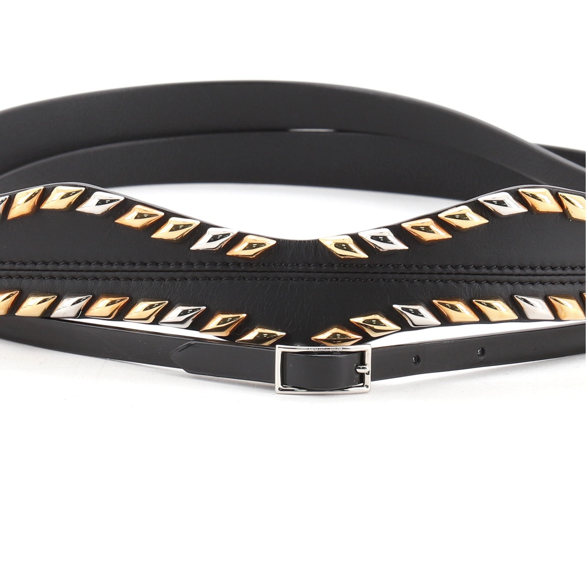 Belt Studded Leather Wide 145