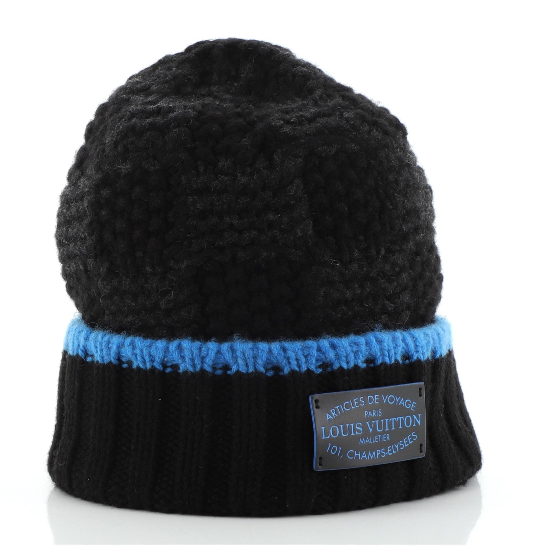 Articles de Voyage Helsinki Beanie Damier Knit Cashmere XS