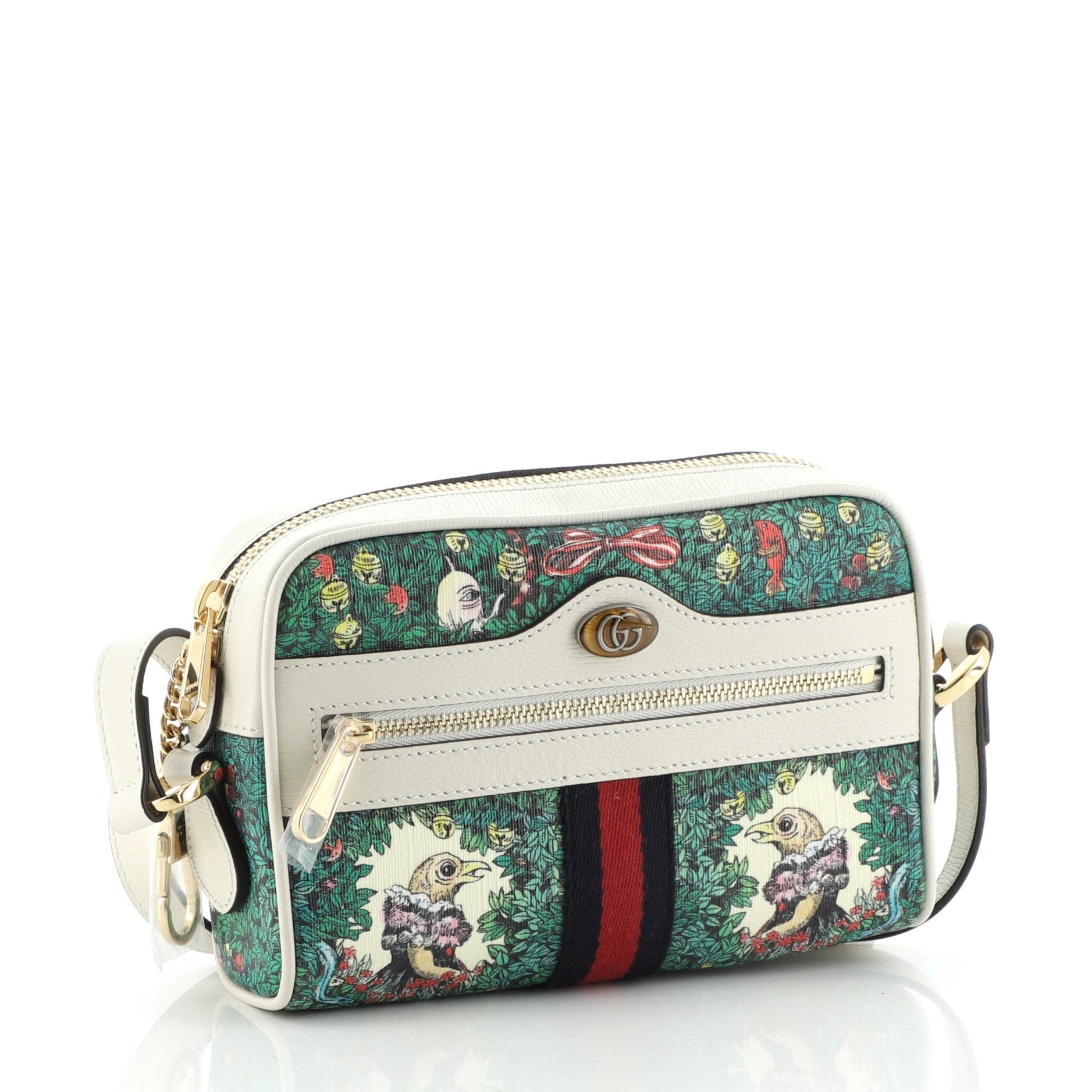 Ophidia Shoulder Bag Limited Edition Printed Coated Canvas Mini