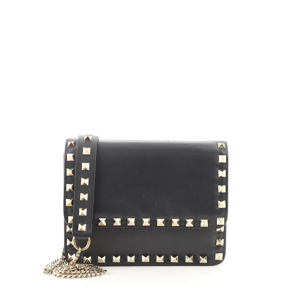 Rockstud Pouch Crossbody Bag Leather Mini