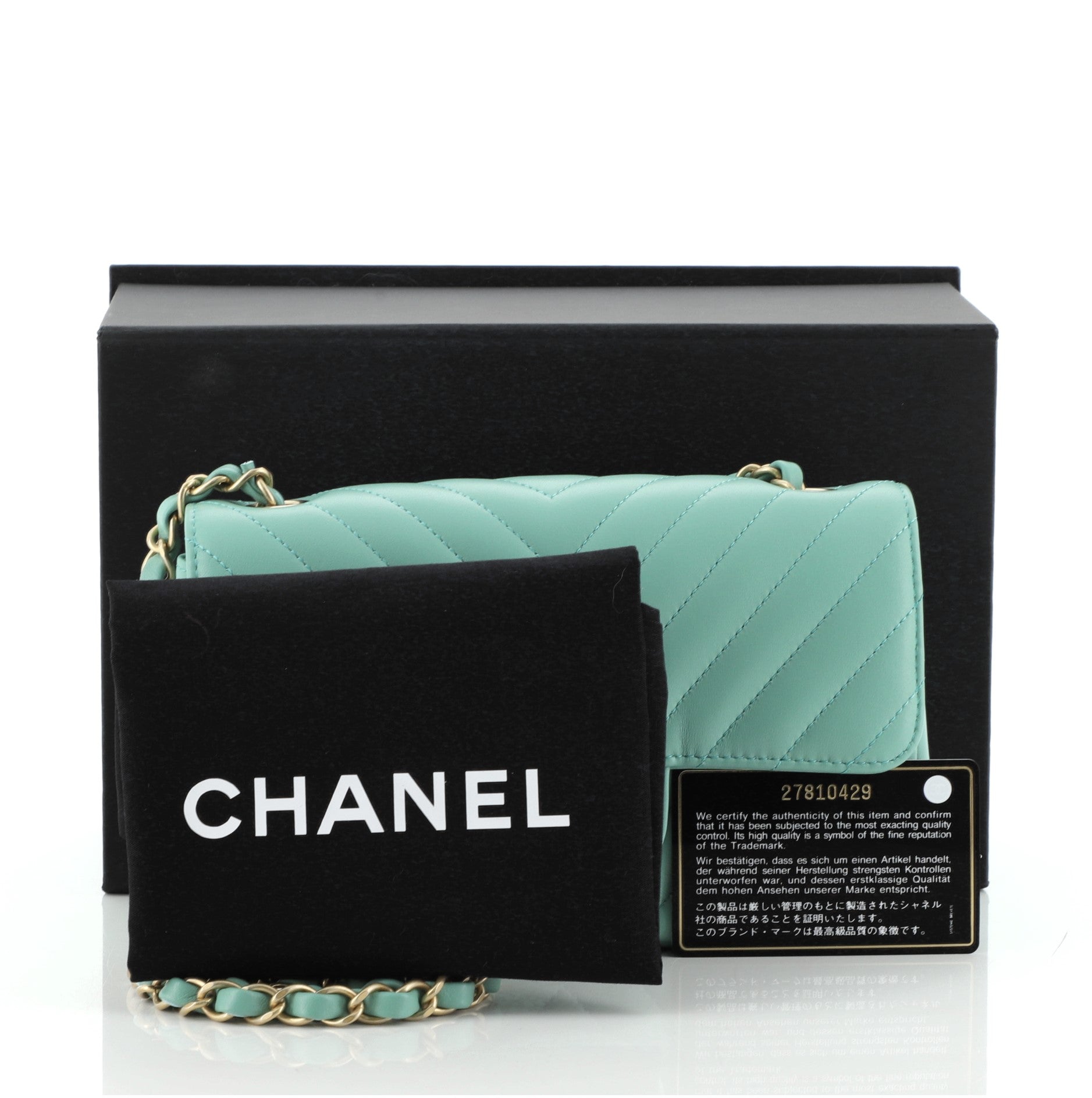 Classic Single Flap Bag Chevron Lambskin Mini