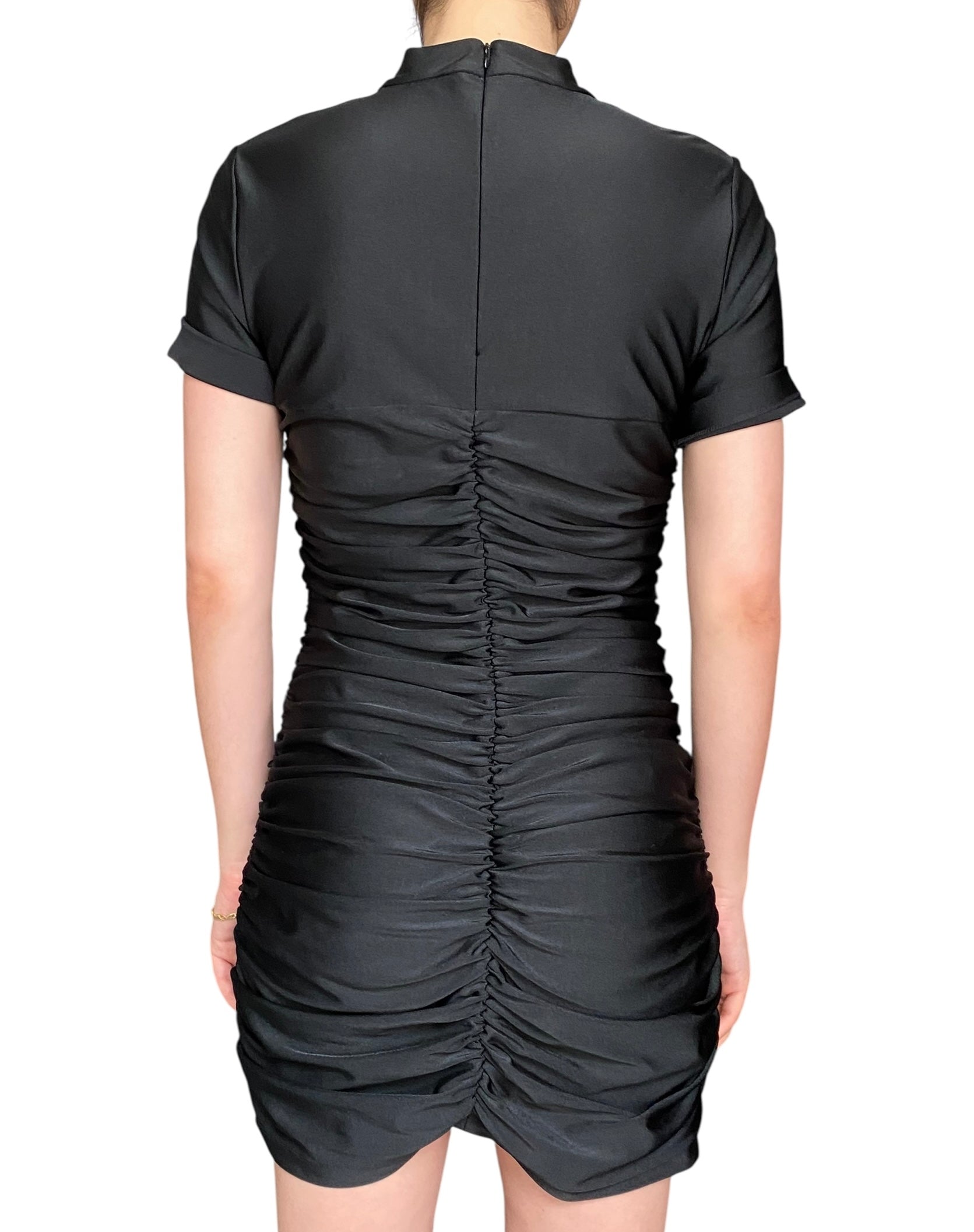 T By Alexander Wang Rouched Mini Dress - L
