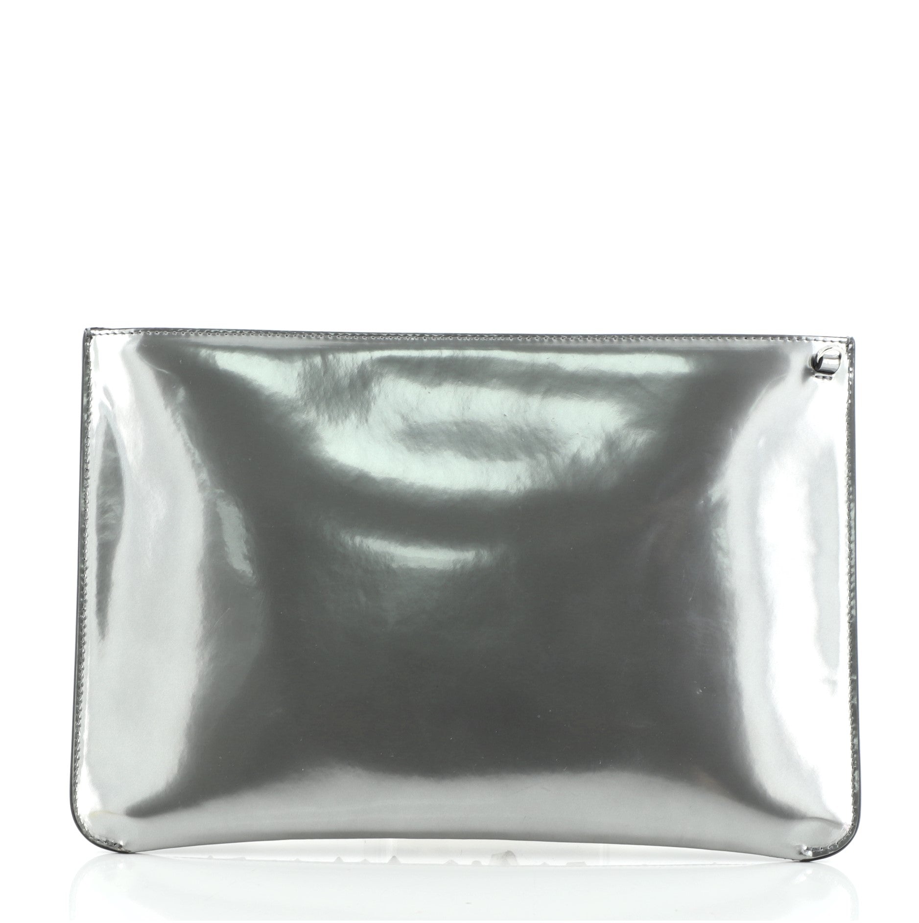 Loubiclutch Spiked Glitter PVC and Leather
