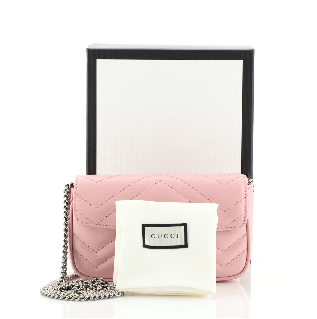 GG Marmont Flap Bag Matelasse Leather Super Mini