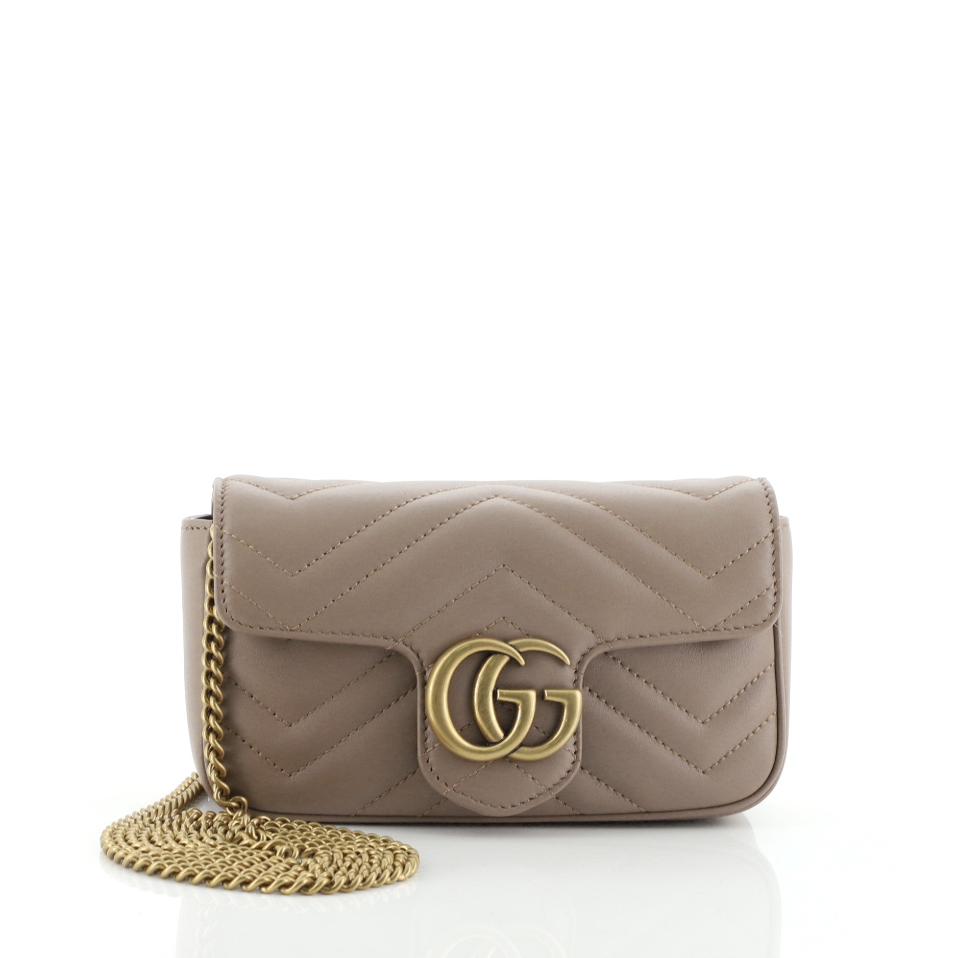 GG Marmont Flap Bag Matelasse Leather Super Mini