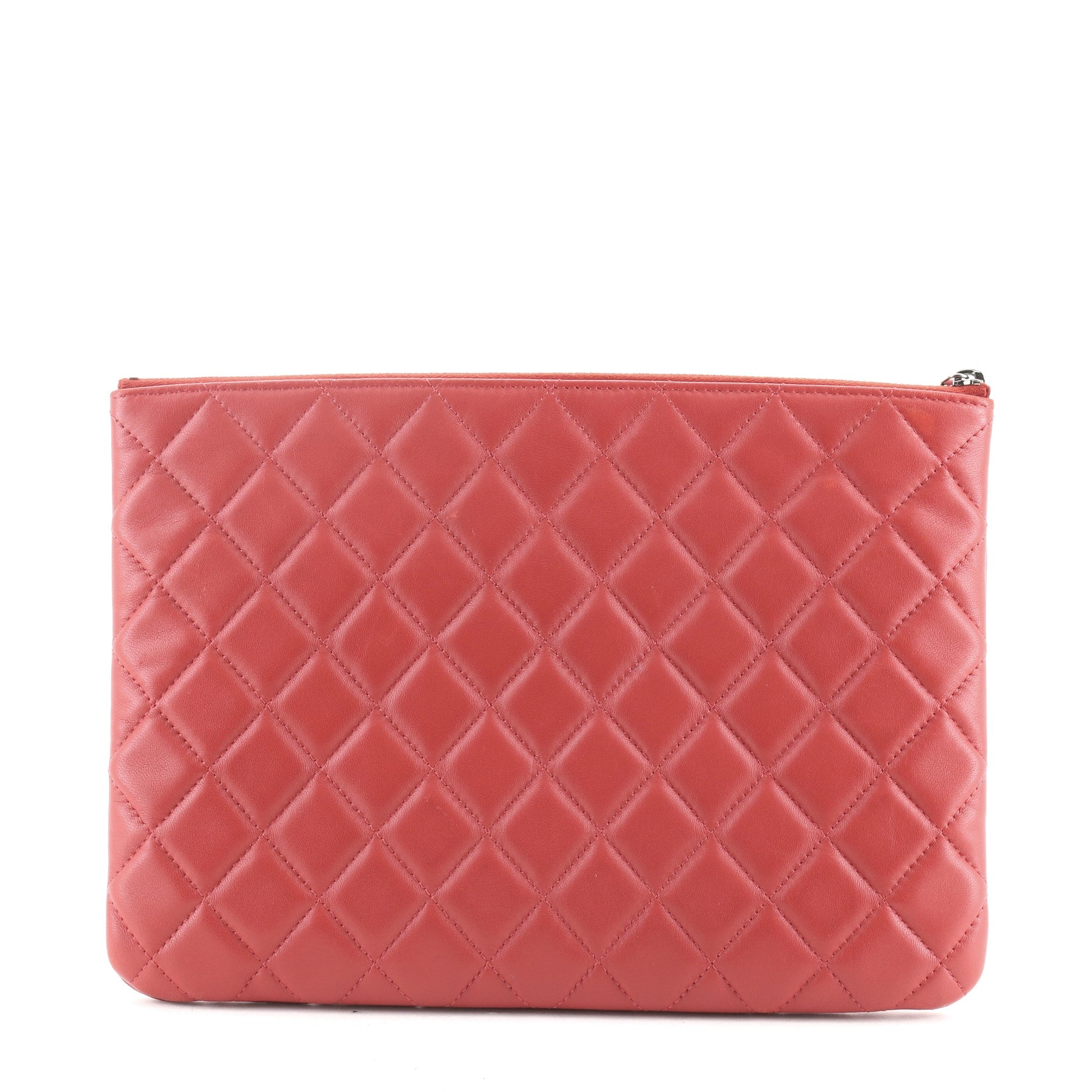 O Case Clutch Quilted Lambskin Medium