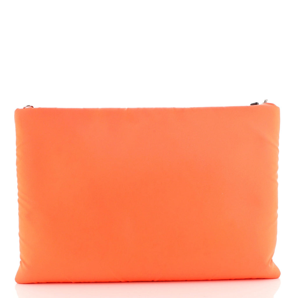 Fluo Chain Clutch Tessuto Large