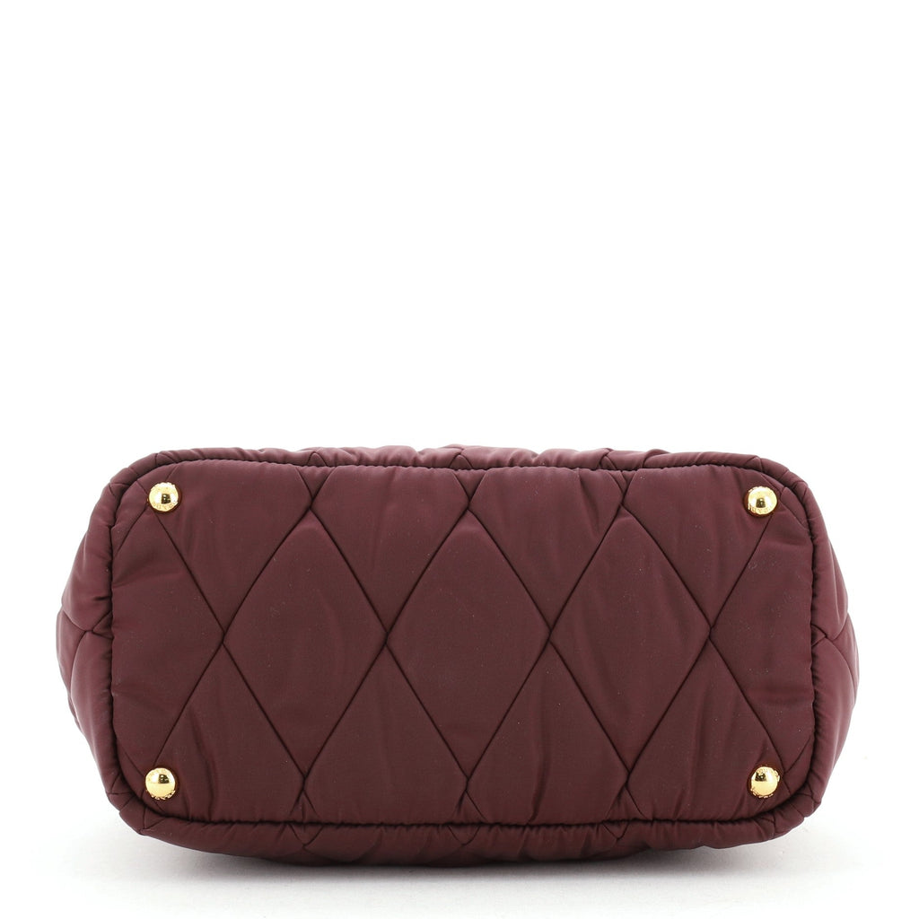 Bow Tote Tessuto Mini