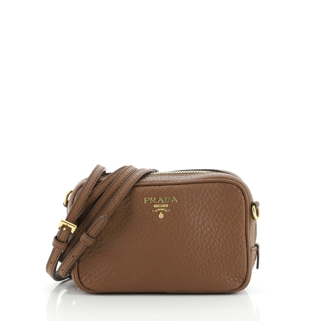 Zip Crossbody Bag Vitello Daino Mini