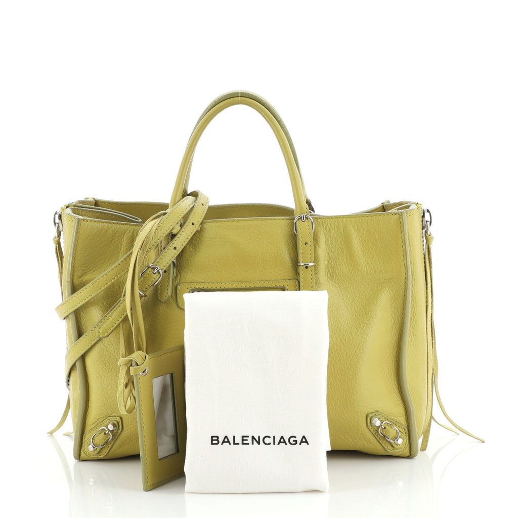 Papier A4 Zip Around Classic Studs Bag Leather Mini