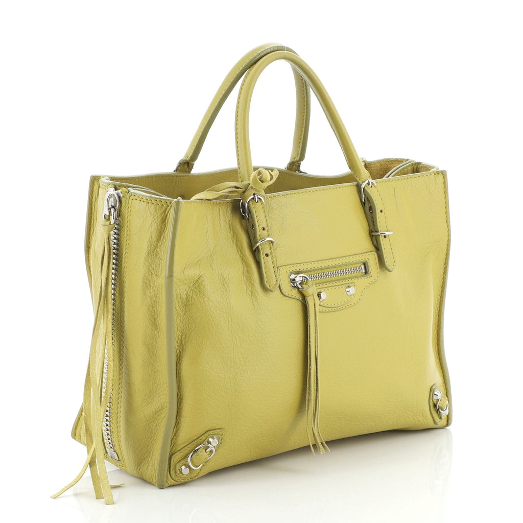 Papier A4 Zip Around Classic Studs Bag Leather Mini