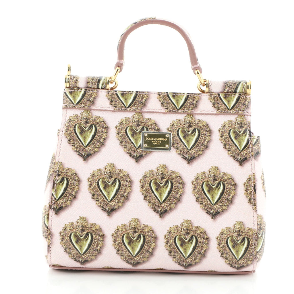 Miss Sicily Crossbody Bag Printed Leather Mini
